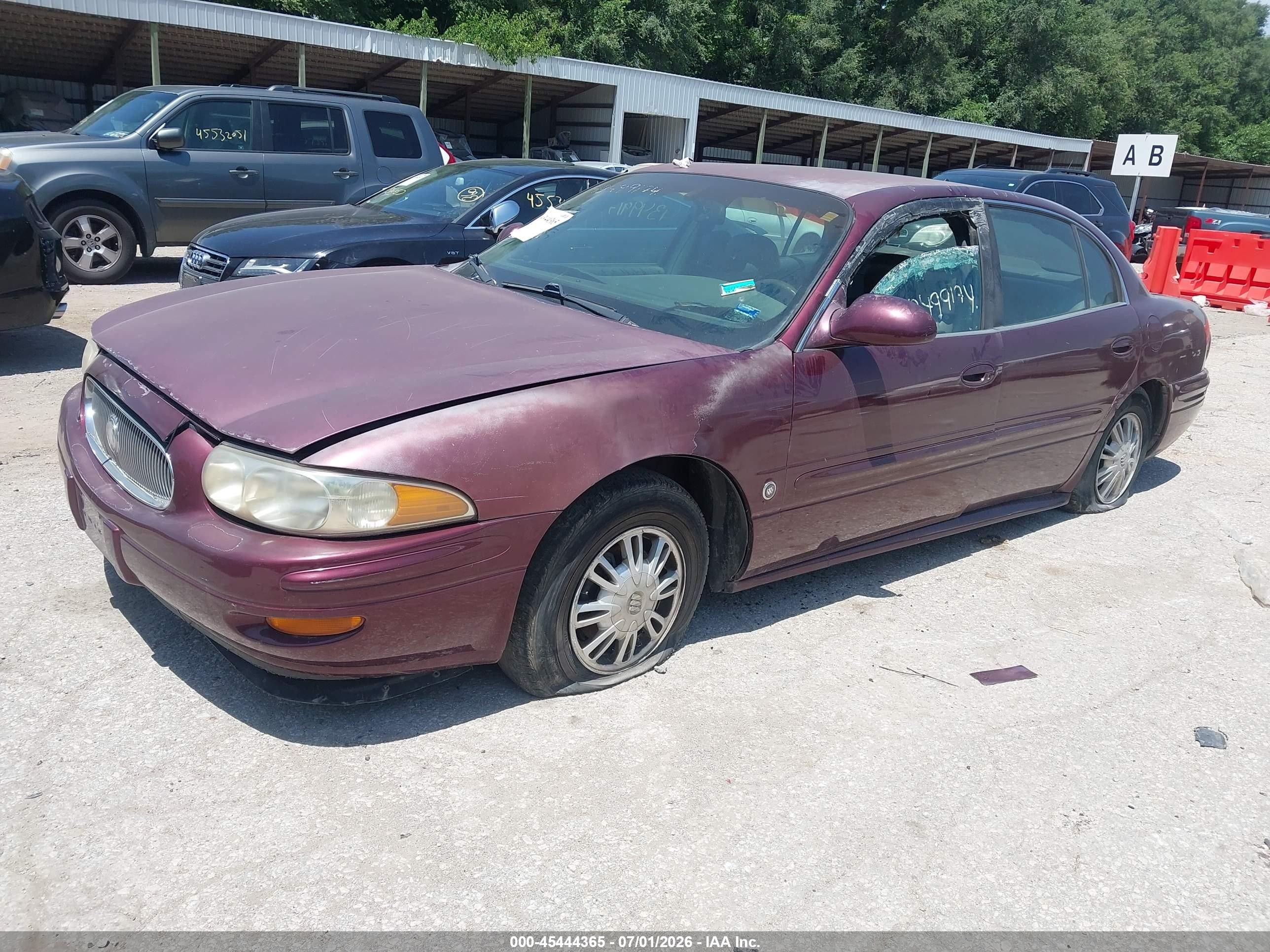 2004 Buick Lesabre Custom Red vin: 1G4HP52K34U127992