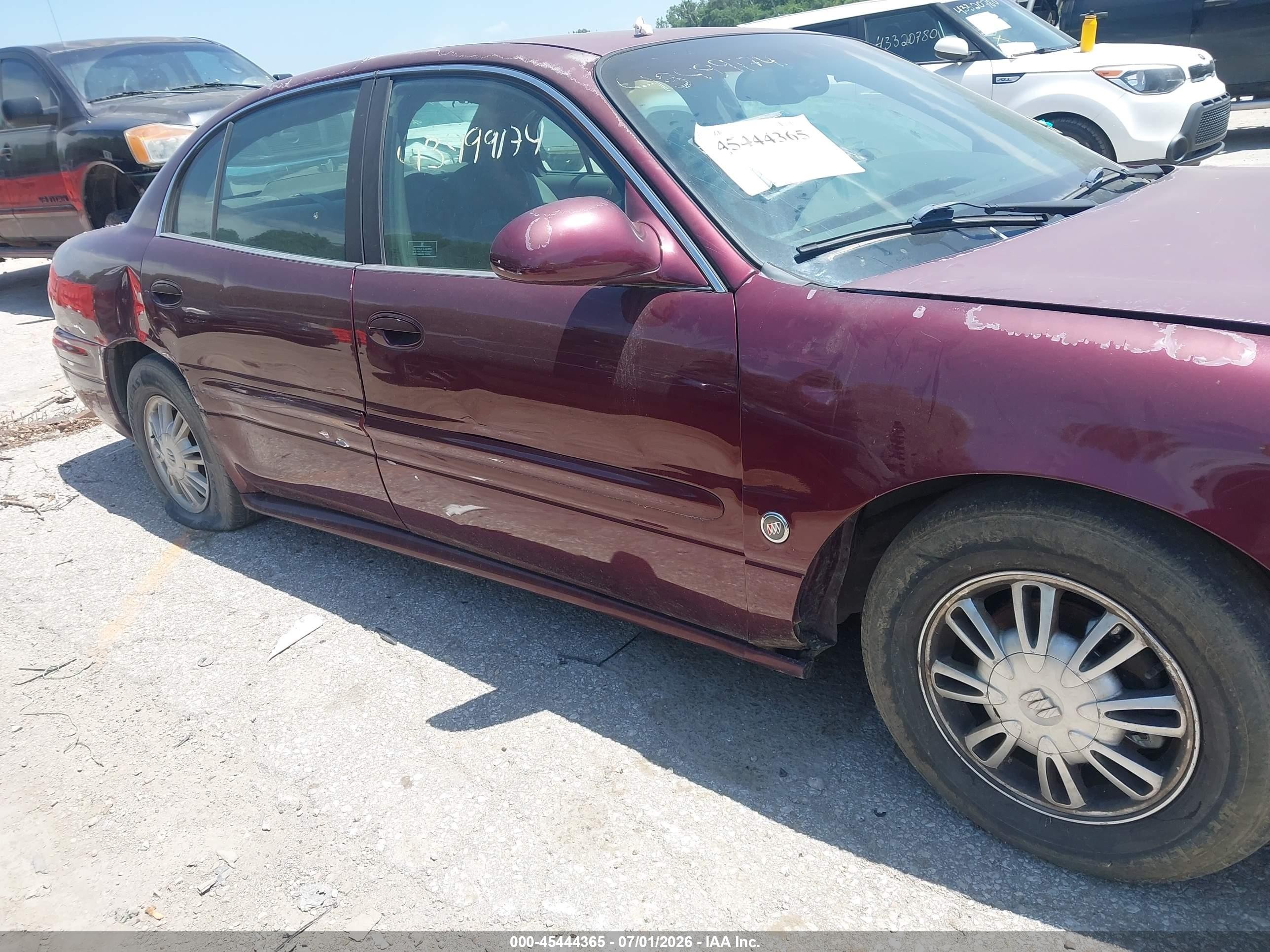 2004 Buick Lesabre Custom Red vin: 1G4HP52K34U127992