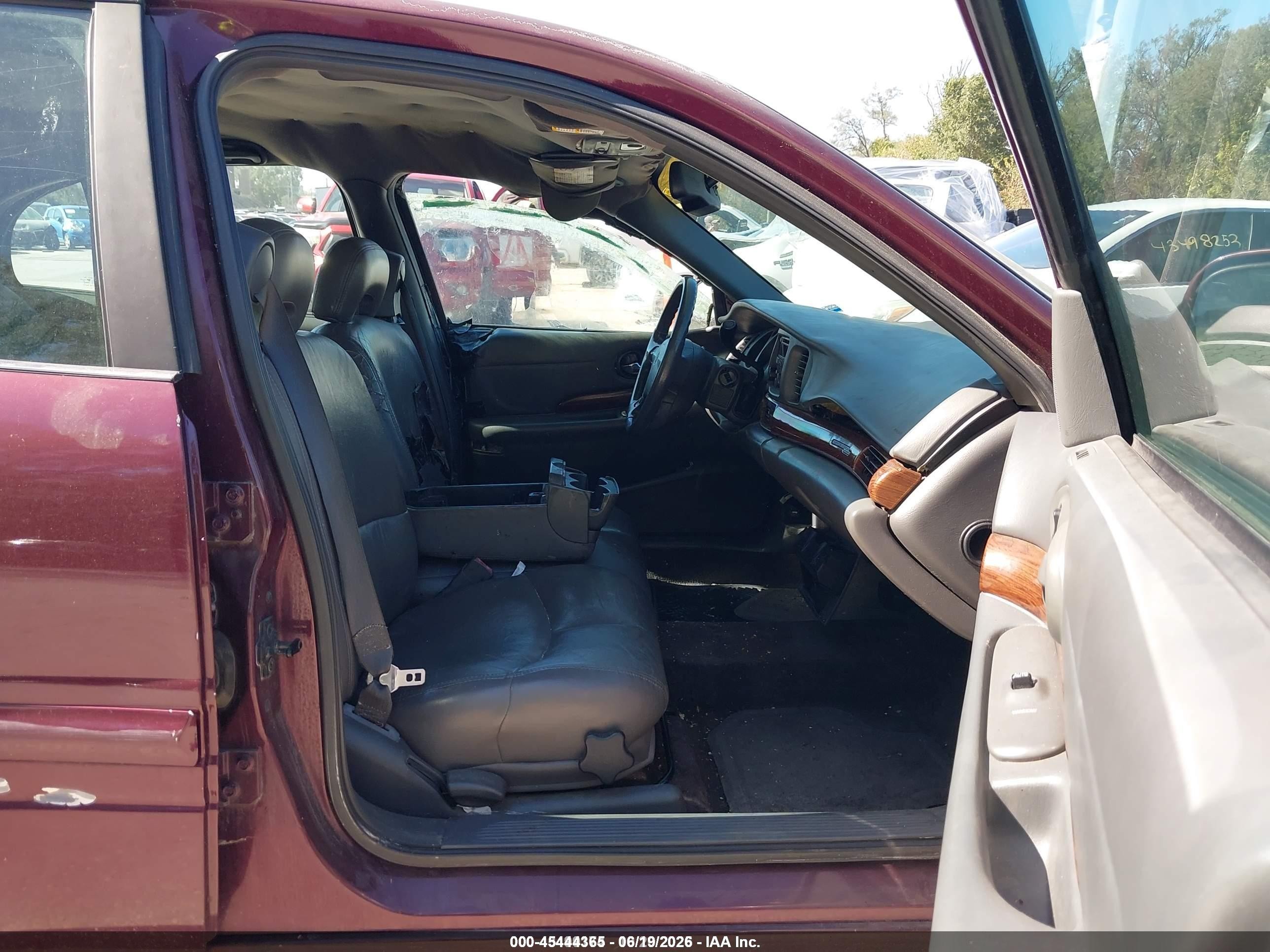 2004 Buick Lesabre Custom Red vin: 1G4HP52K34U127992