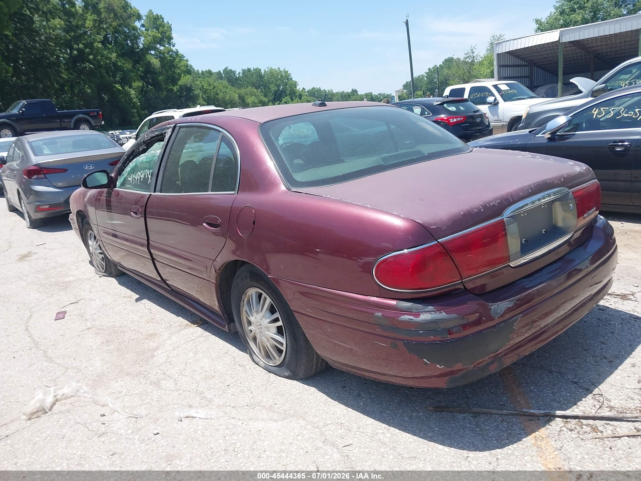 2004 Buick Lesabre Custom Red vin: 1G4HP52K34U127992