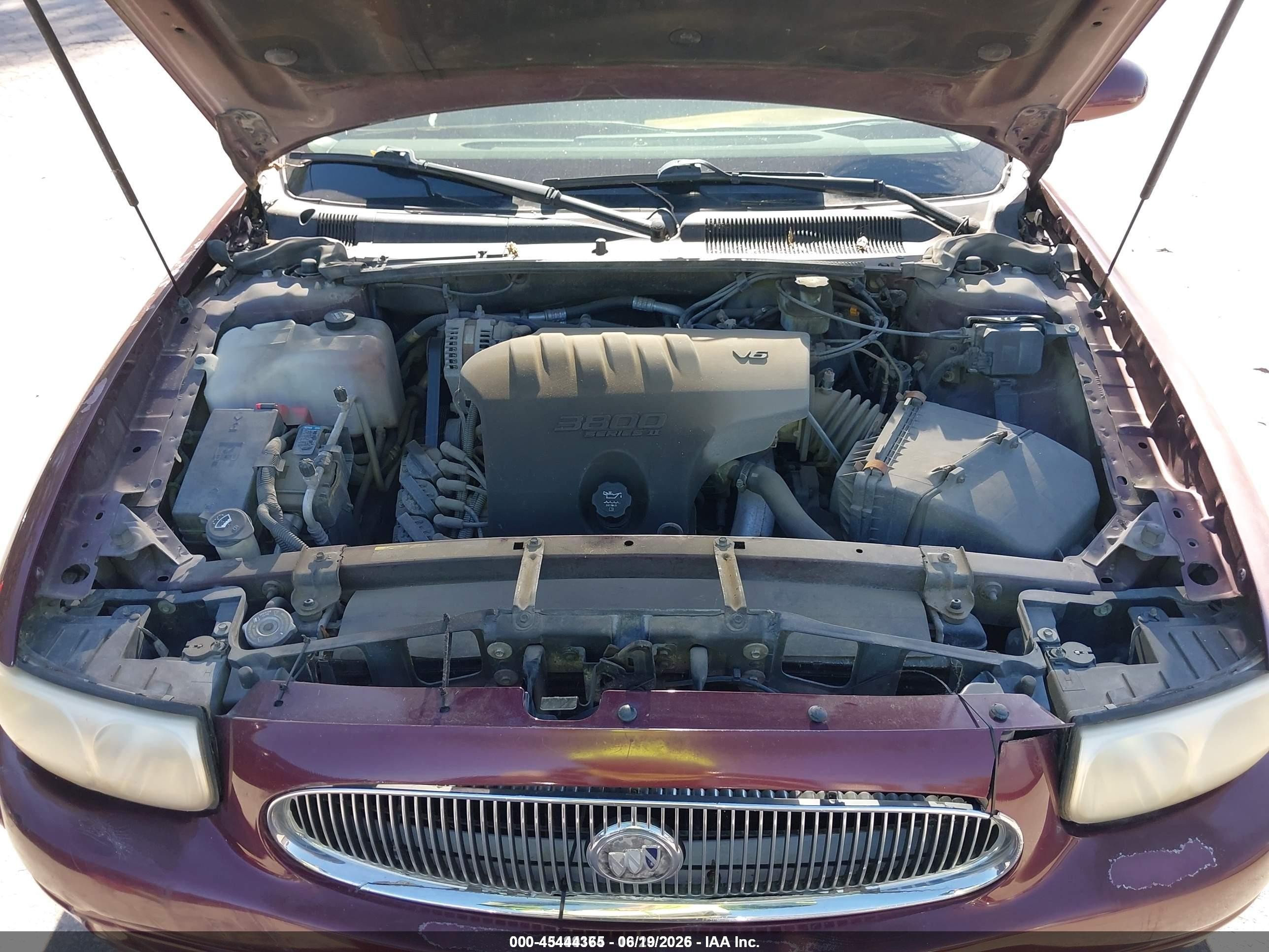 2004 Buick Lesabre Custom Red vin: 1G4HP52K34U127992