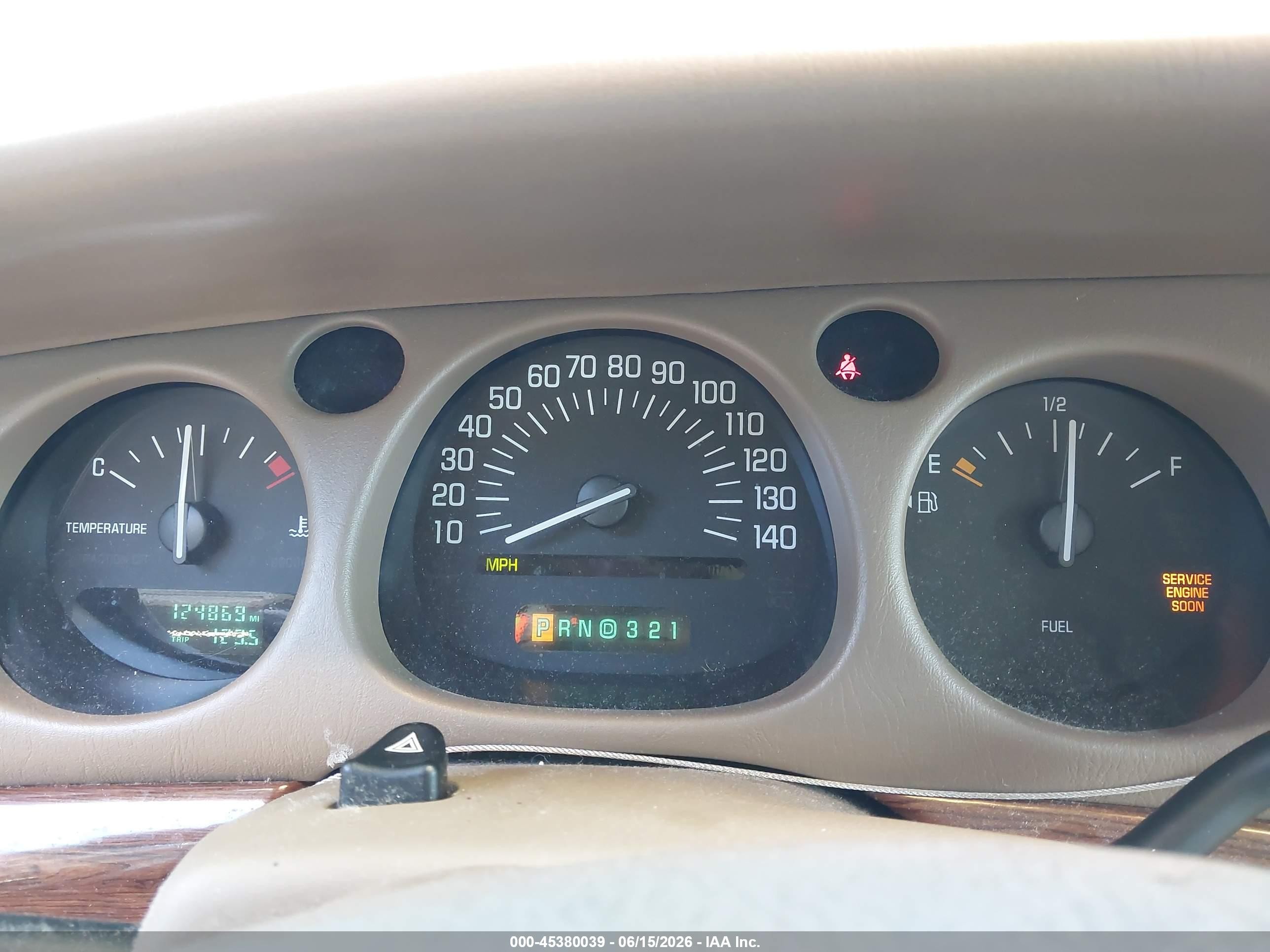 2004 Buick Lesabre Custom Gold vin: 1G4HP52K34U132996