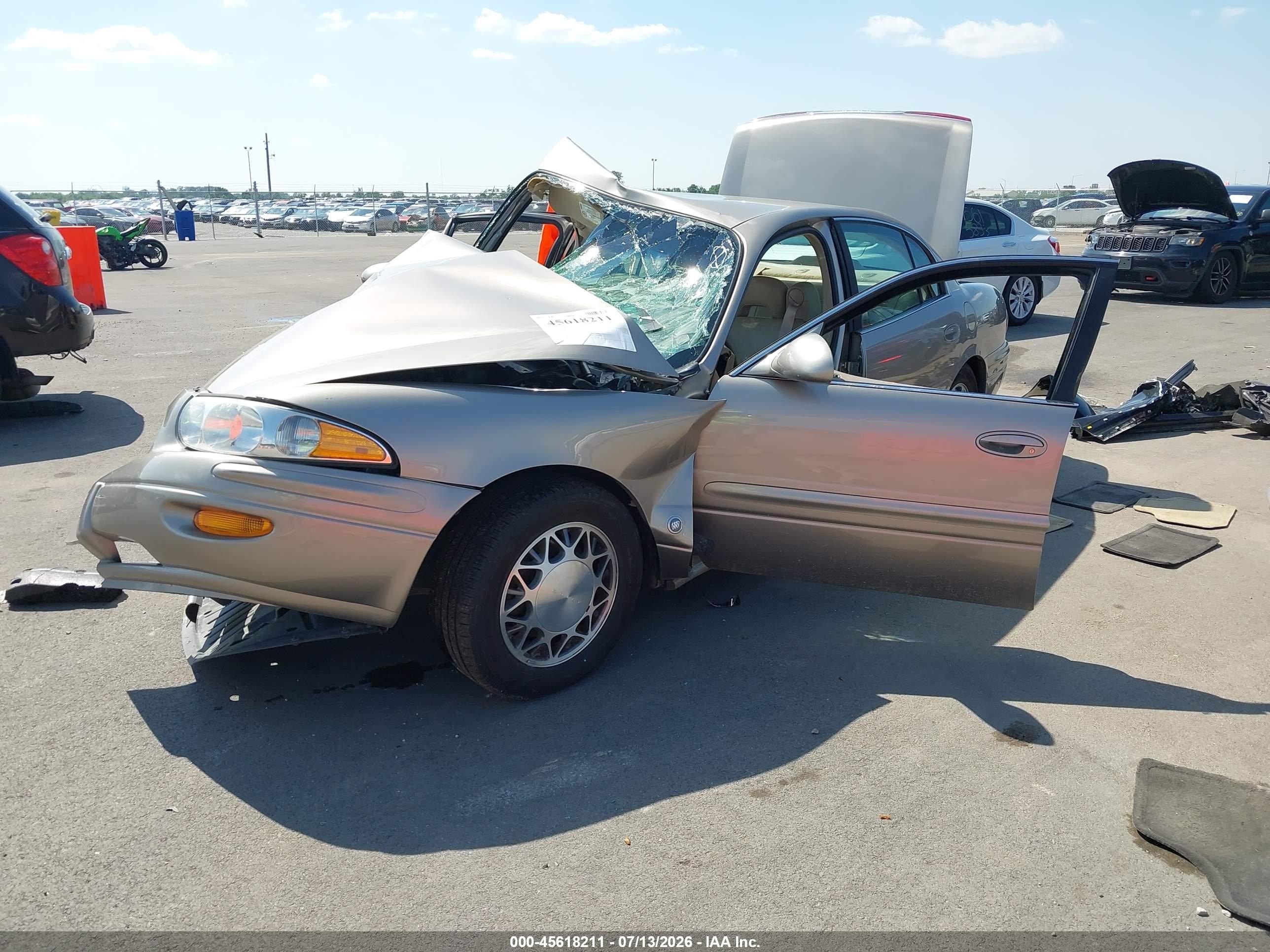 2004 Buick Lesabre Custom Beige vin: 1G4HP52K34U149815