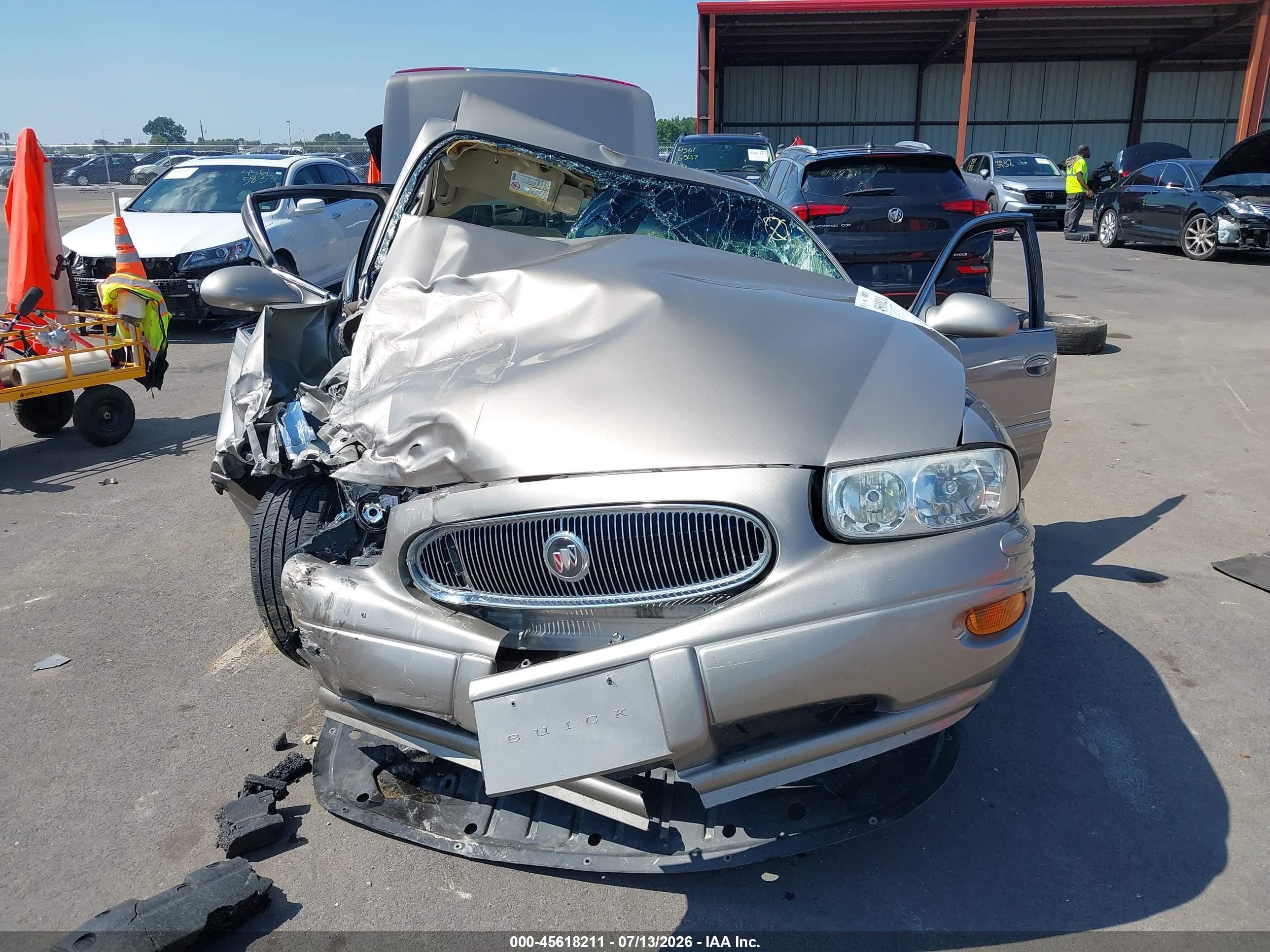 2004 Buick Lesabre Custom Beige vin: 1G4HP52K34U149815