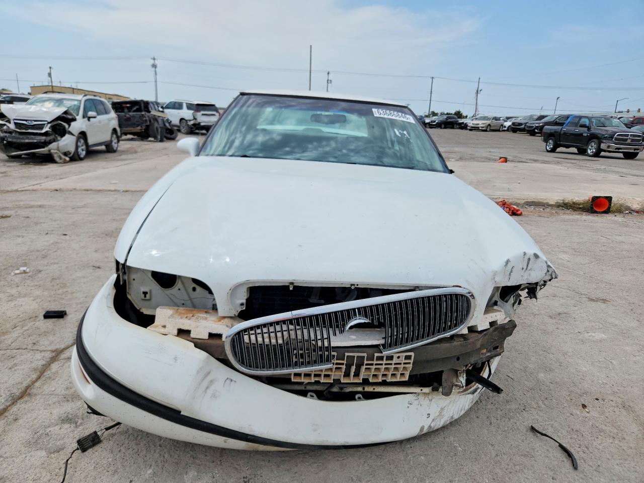 1998 Buick Lesabre Custom White vin: 1G4HP52K3WH412834