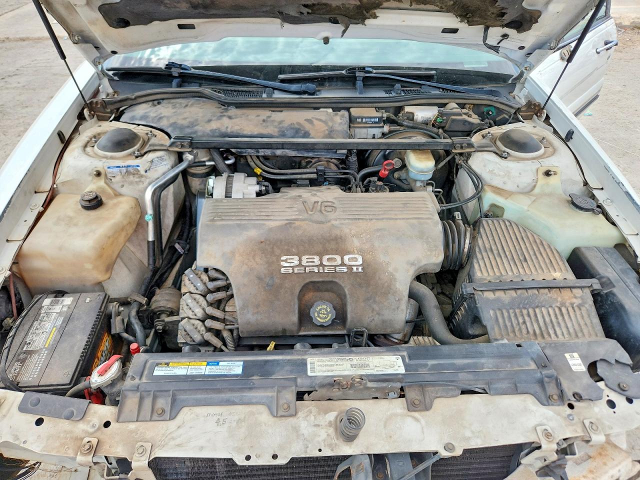 1998 Buick Lesabre Custom White vin: 1G4HP52K3WH412834