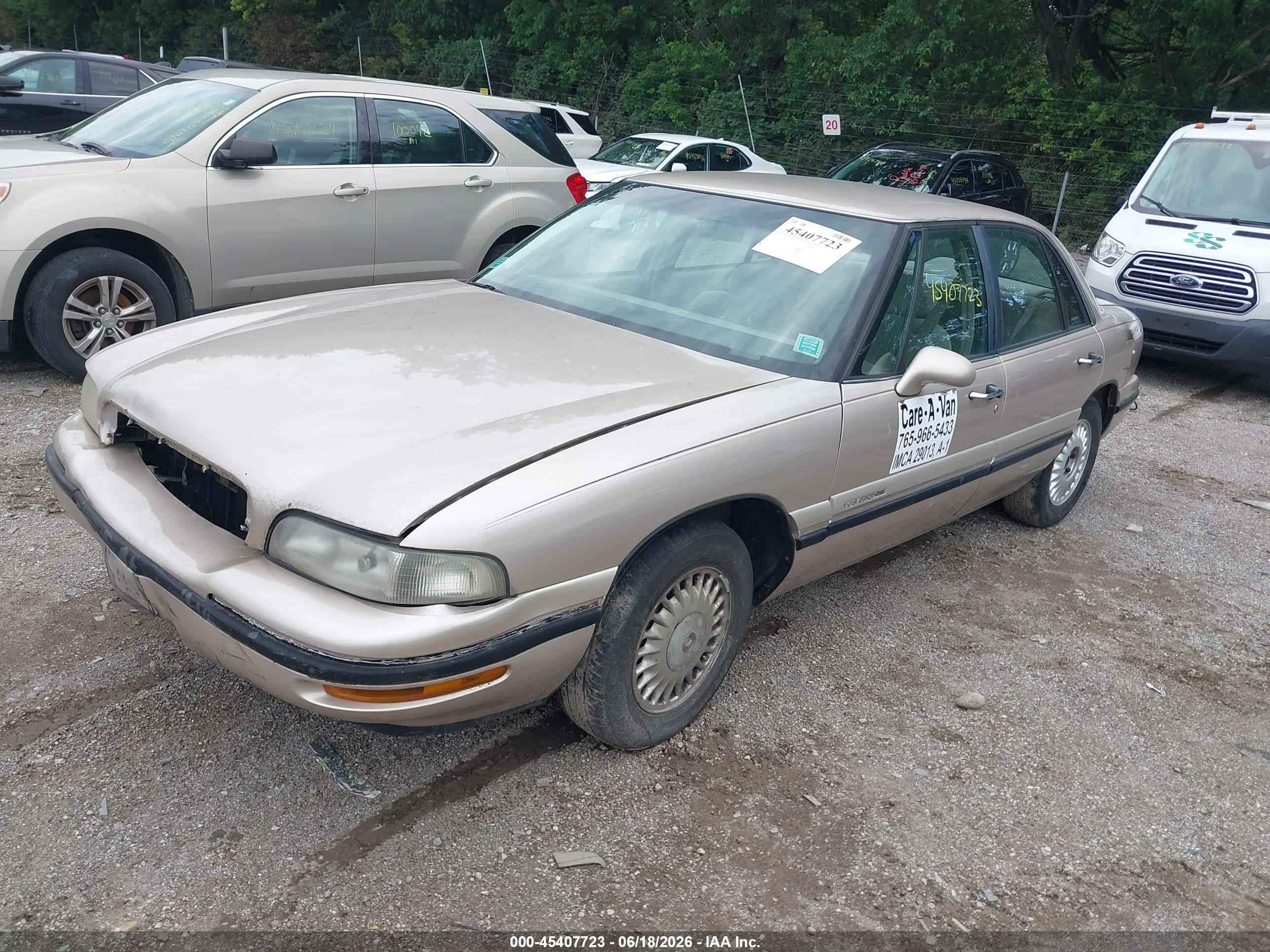 1999 Buick Lesabre Custom Gold vin: 1G4HP52K3XH470332