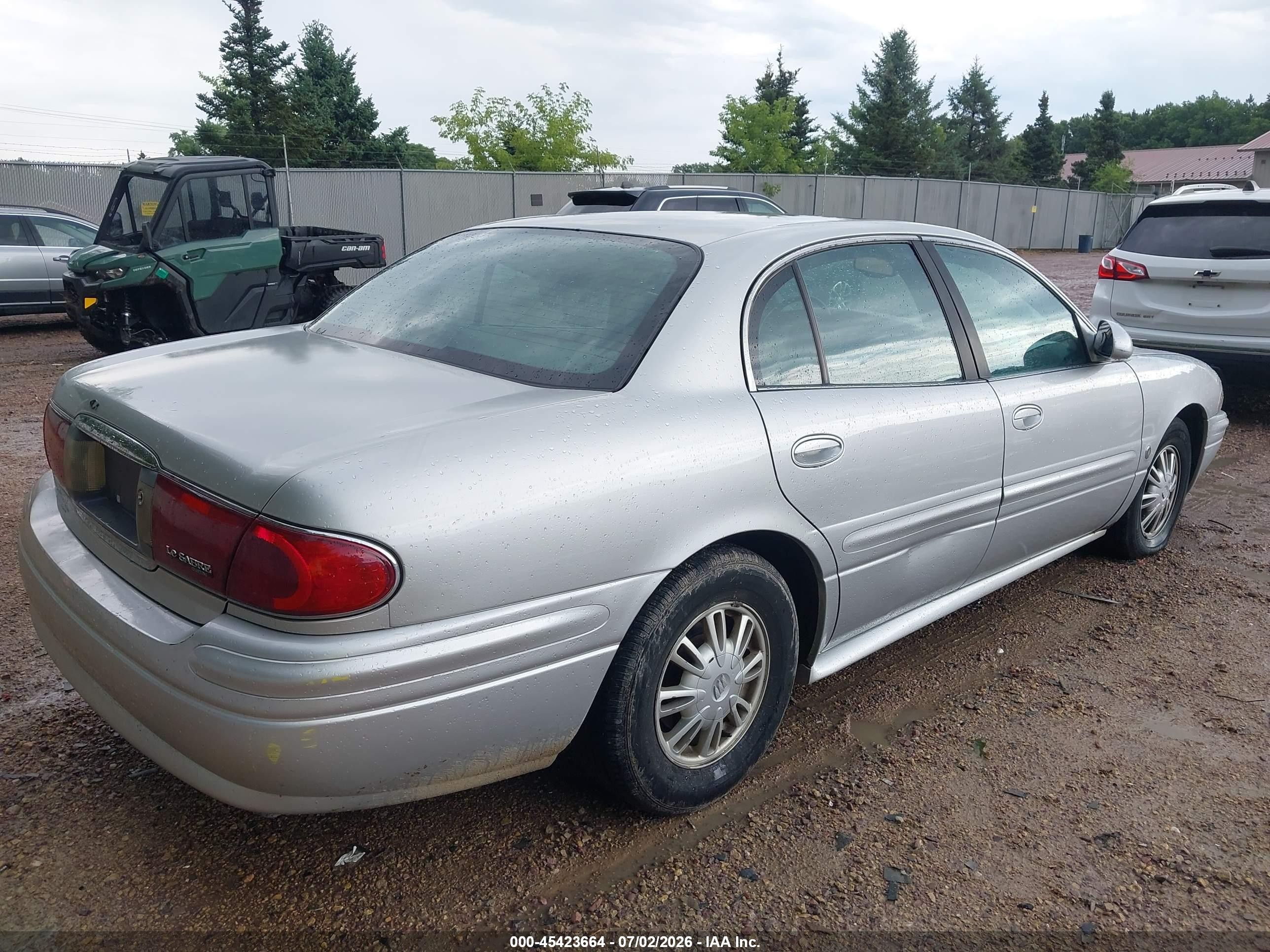 2003 Buick Lesabre Custom Silver vin: 1G4HP52K434114635