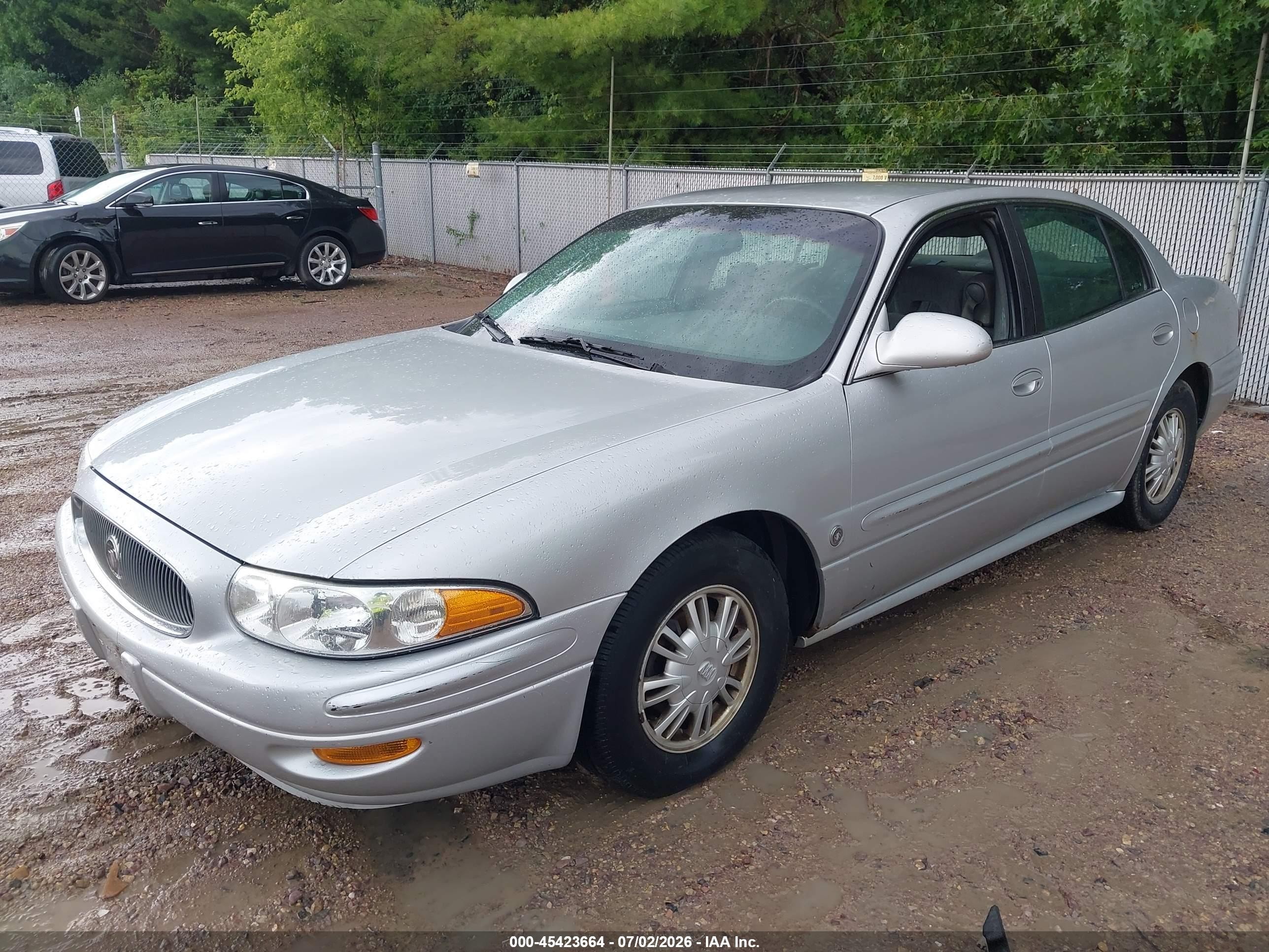 2003 Buick Lesabre Custom Silver vin: 1G4HP52K434114635