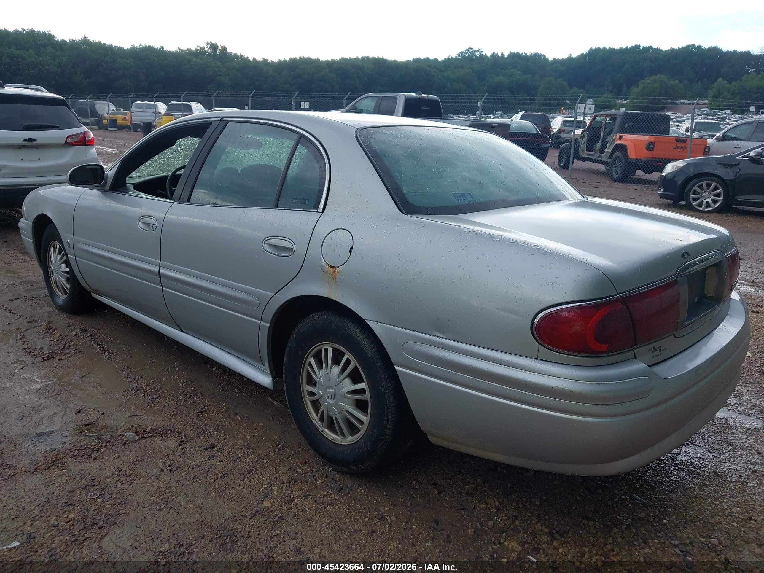 2003 Buick Lesabre Custom Silver vin: 1G4HP52K434114635