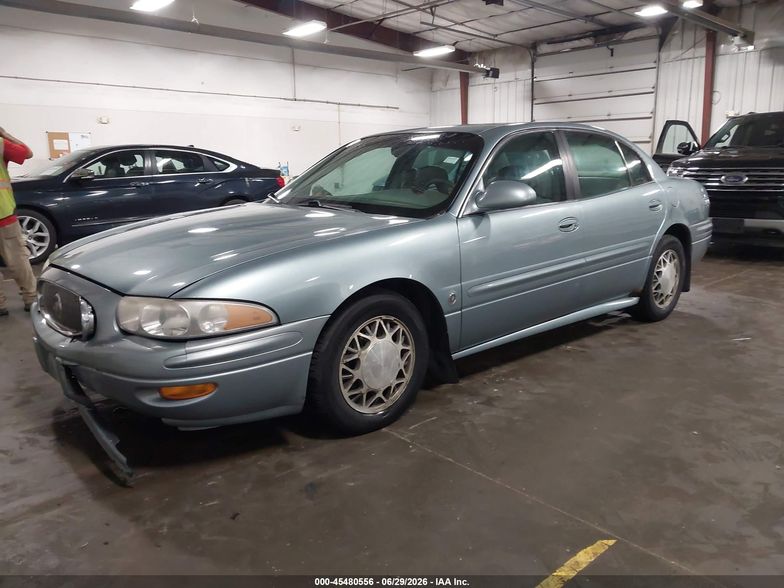 2003 Buick Lesabre Custom Light Blue vin: 1G4HP52K434124792