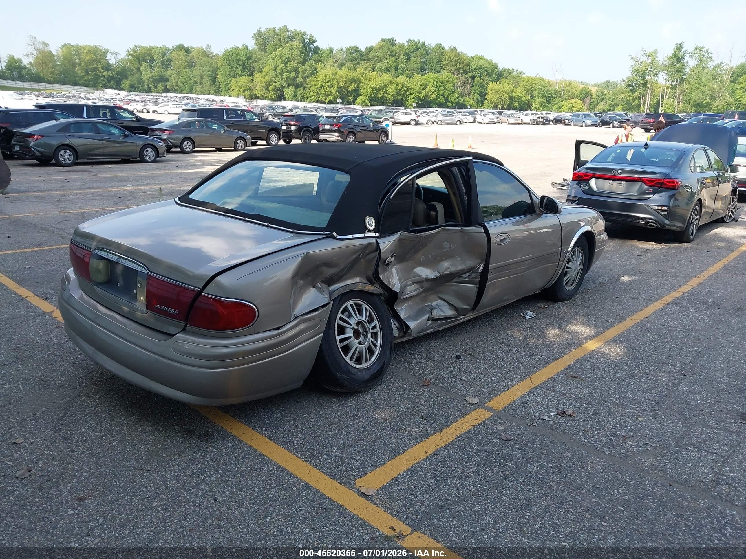 2003 Buick Lesabre Custom Бежевый vin: 1G4HP52K43U138482