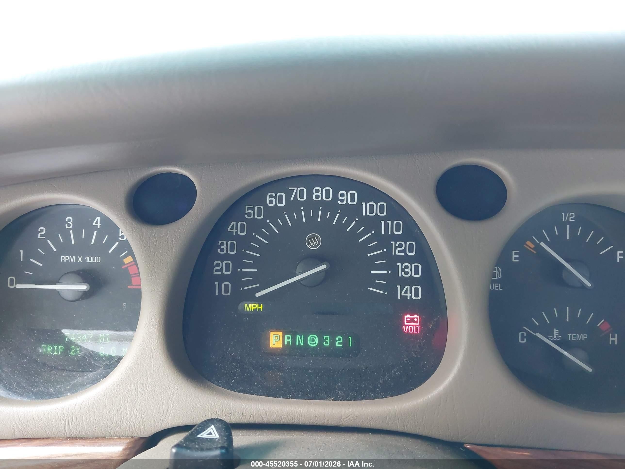 2003 Buick Lesabre Custom Бежевый vin: 1G4HP52K43U138482