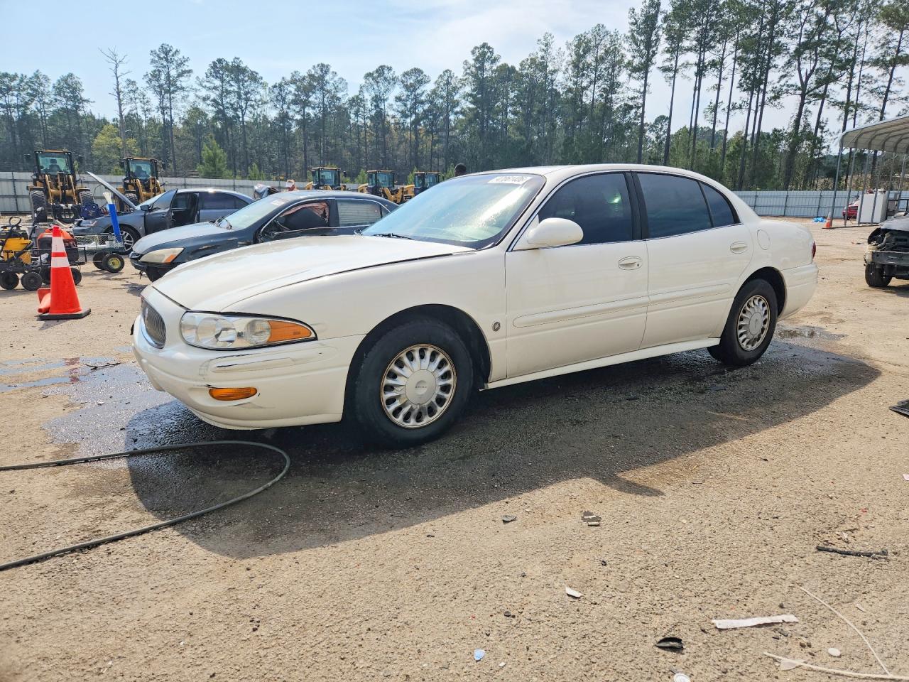 2003 Buick Lesabre Custom White vin: 1G4HP52K43U141799