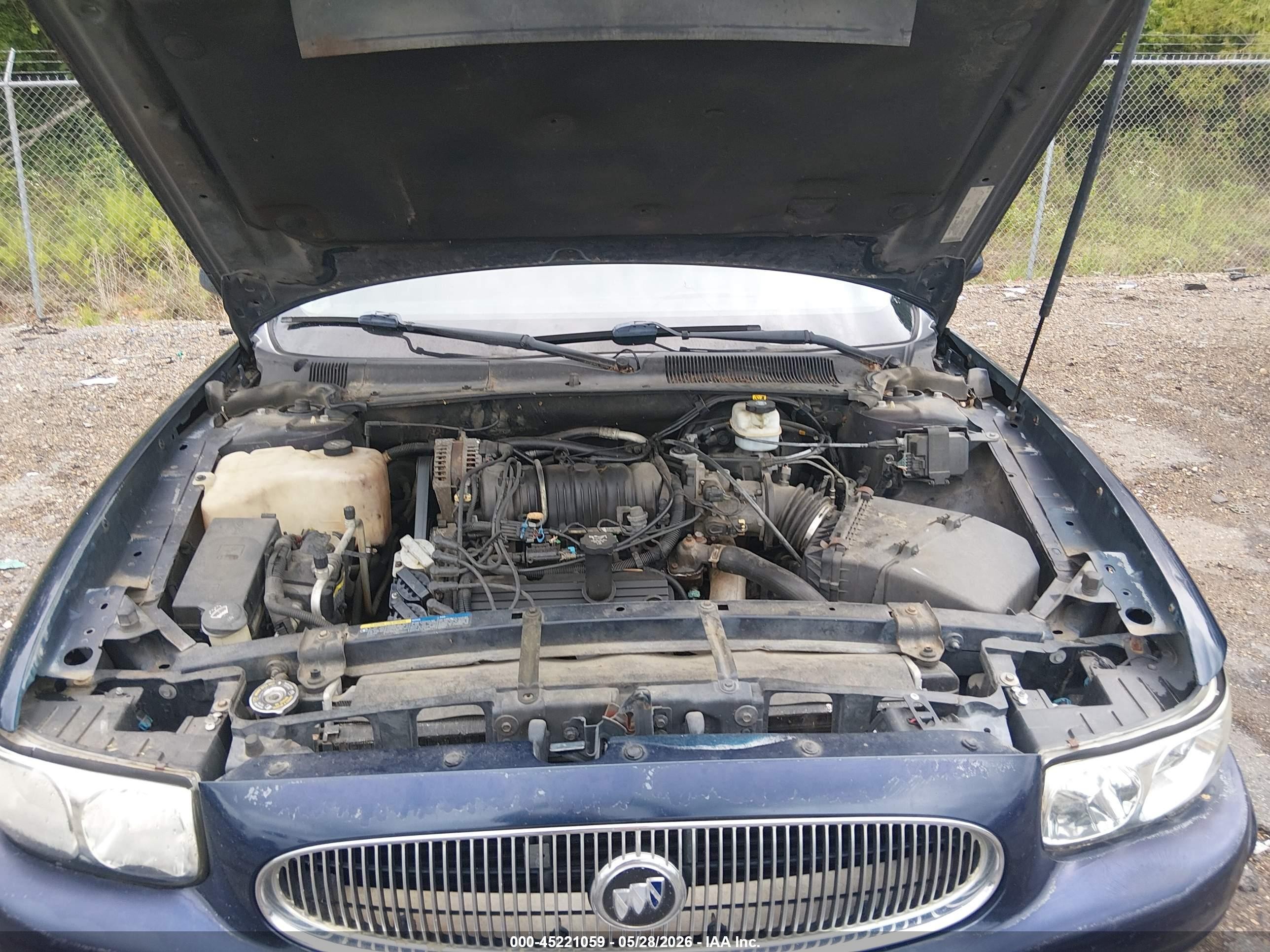 2005 Buick Lesabre Custom Синий vin: 1G4HP52K45U248032
