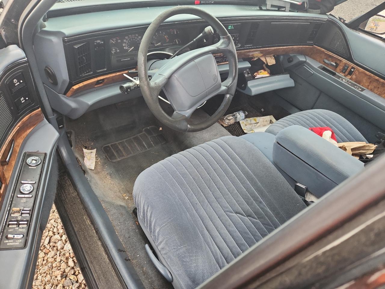 1996 Buick Lesabre Custom Black vin: 1G4HP52K4TH445255