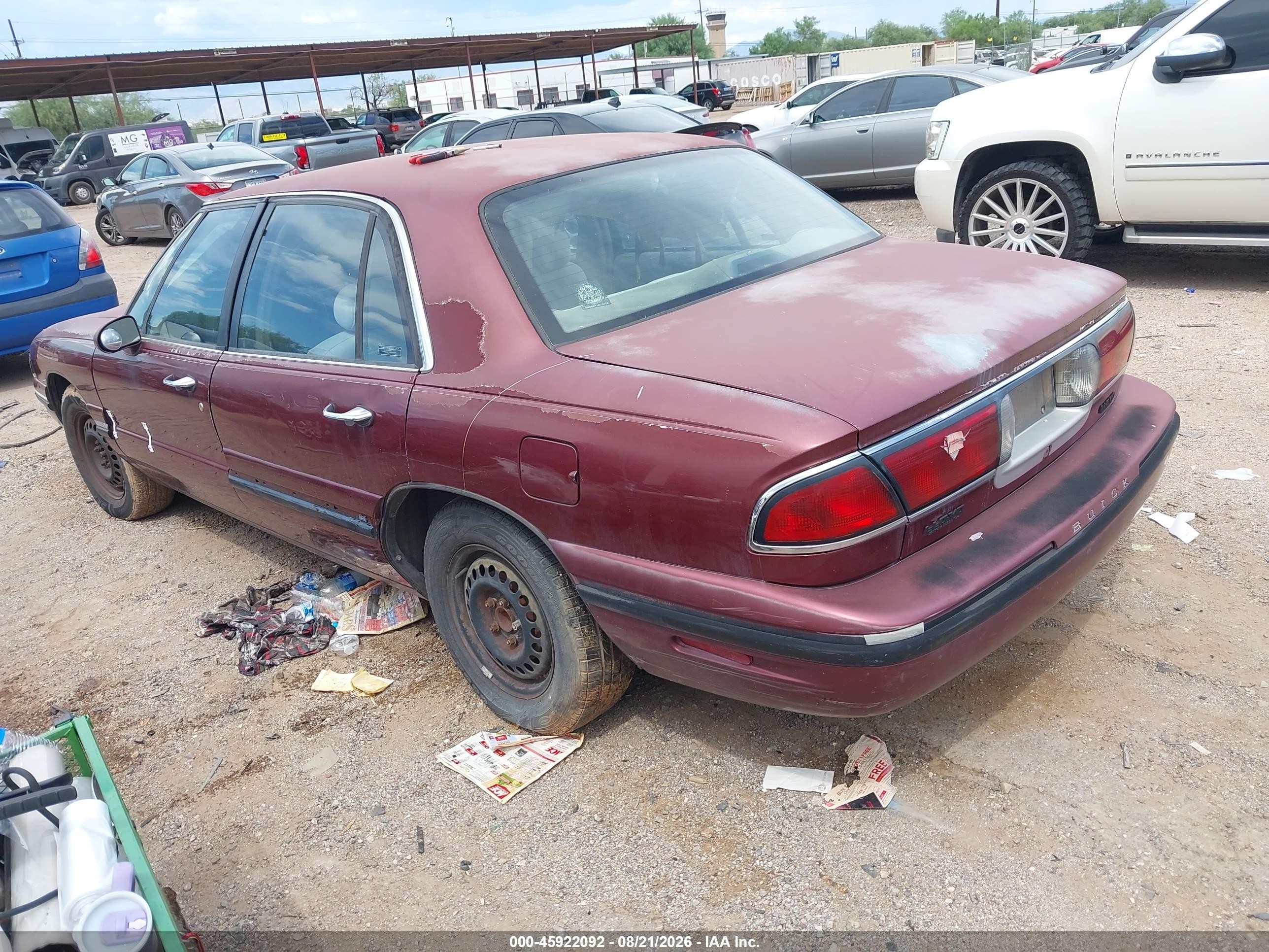 1999 Buick Lesabre Custom Red vin: 1G4HP52K4XH460697
