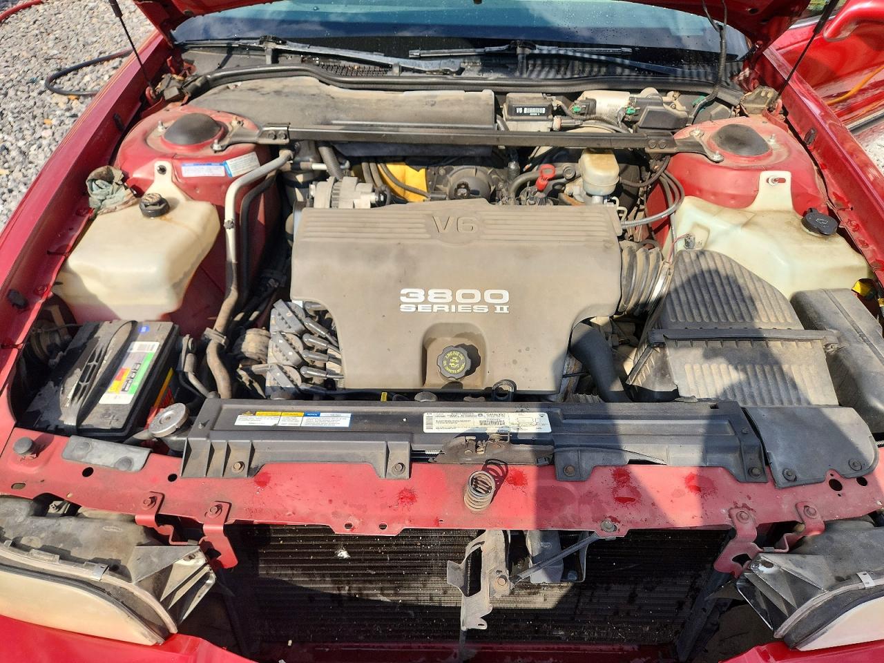 1999 Buick Lesabre Custom Red vin: 1G4HP52K4XH482893