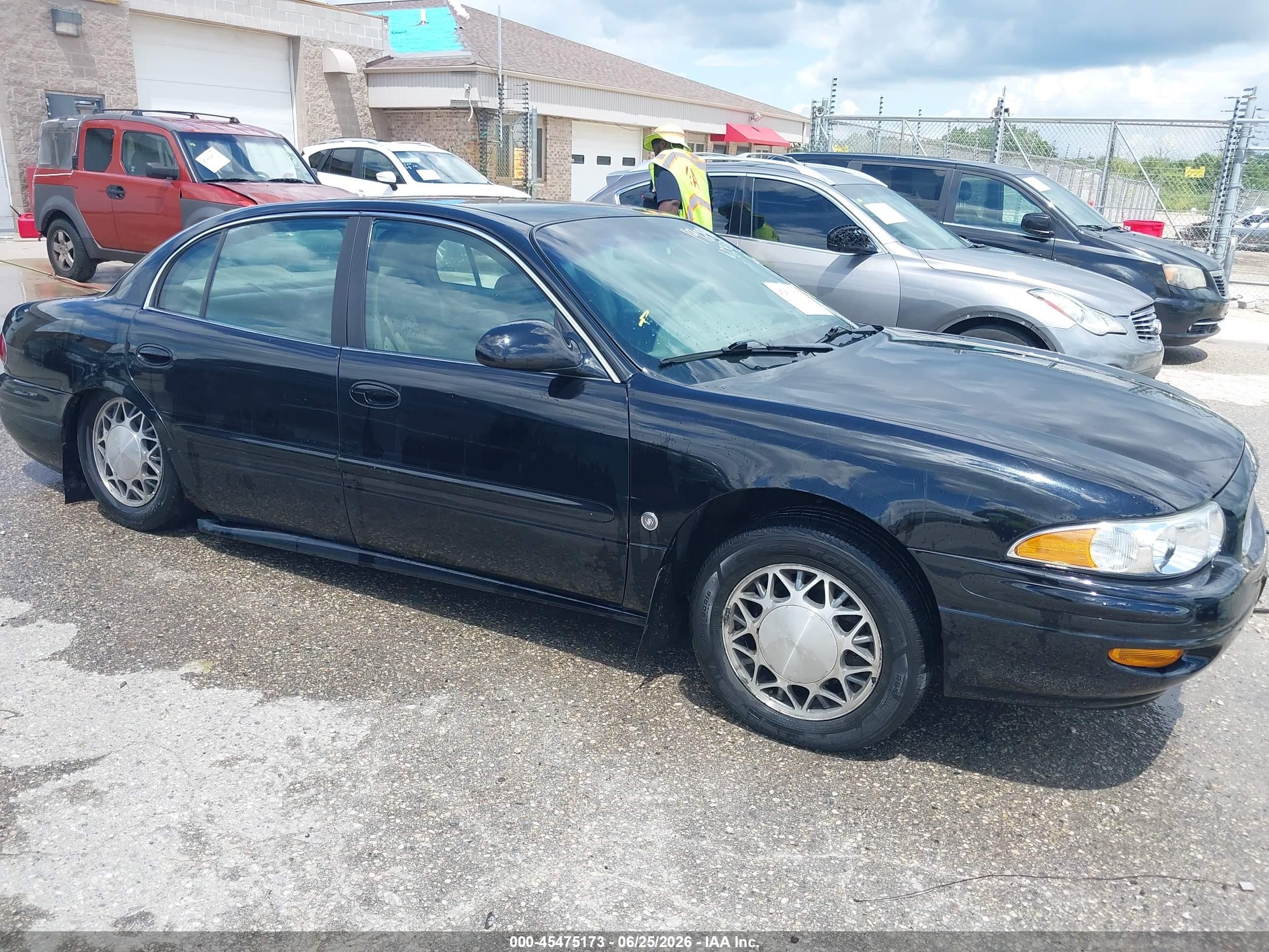 2003 Buick Lesabre Custom Black vin: 1G4HP52K534192910