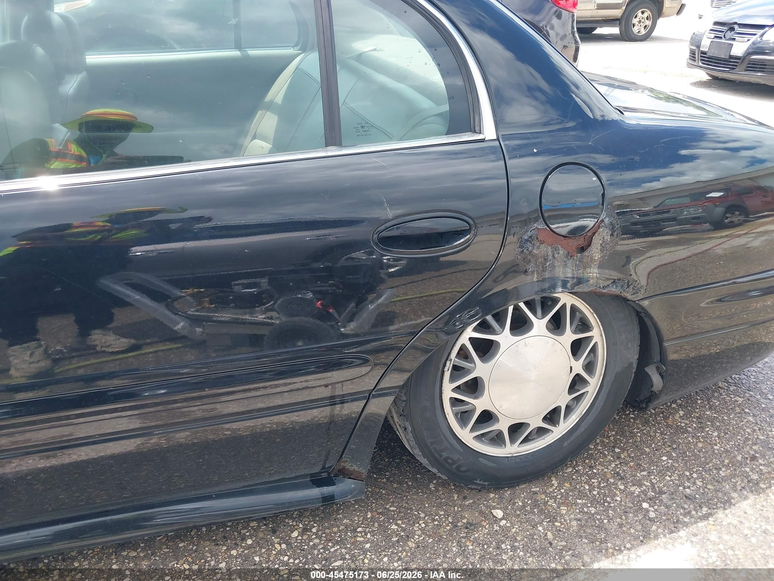 2003 Buick Lesabre Custom Black vin: 1G4HP52K534192910