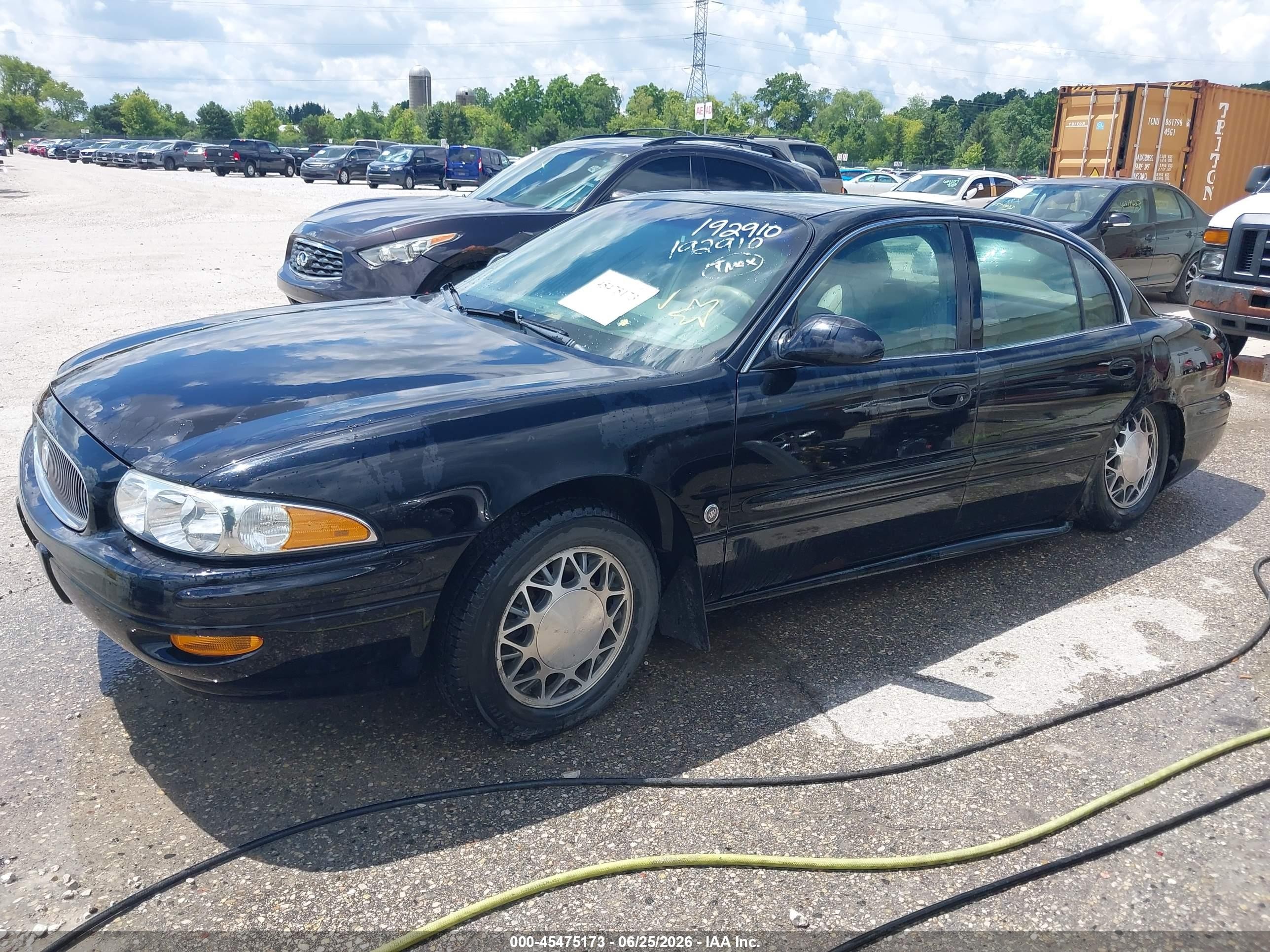 2003 Buick Lesabre Custom Black vin: 1G4HP52K534192910