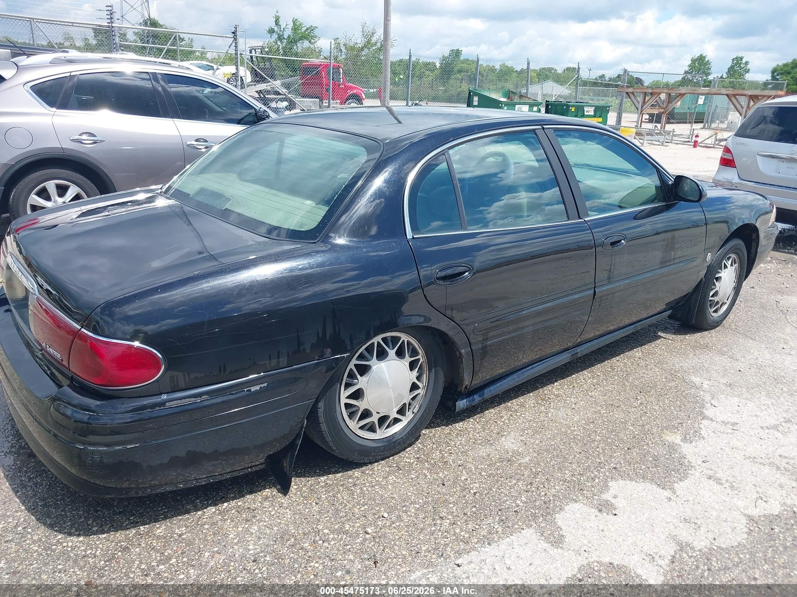 2003 Buick Lesabre Custom Black vin: 1G4HP52K534192910
