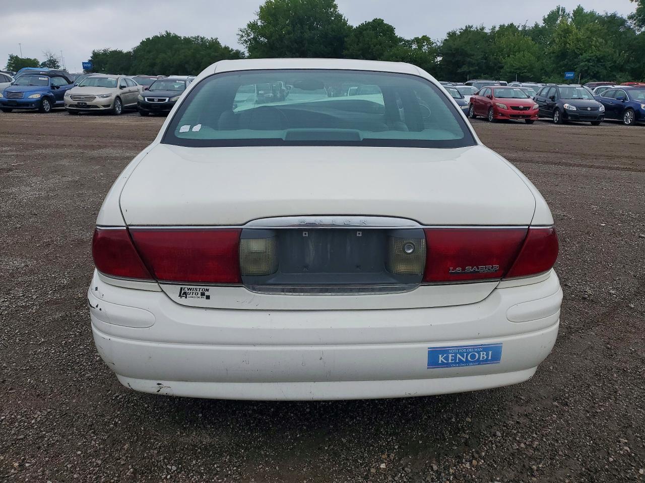 2004 Buick Lesabre Custom White vin: 1G4HP52K544107680