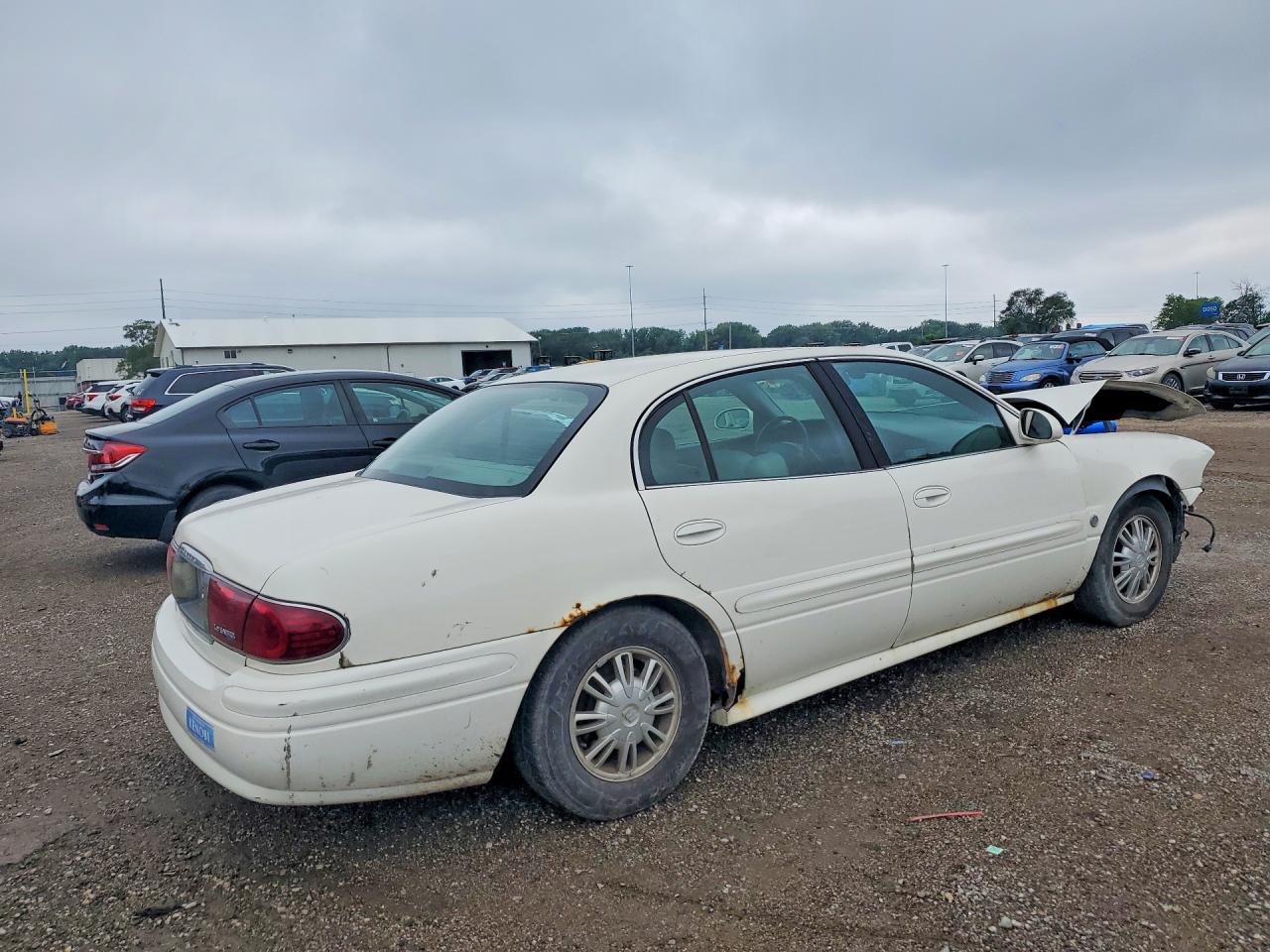 2004 Buick Lesabre Custom White vin: 1G4HP52K544107680