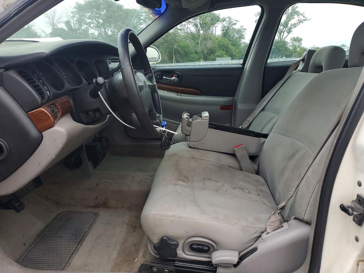 2004 Buick Lesabre Custom White vin: 1G4HP52K544107680