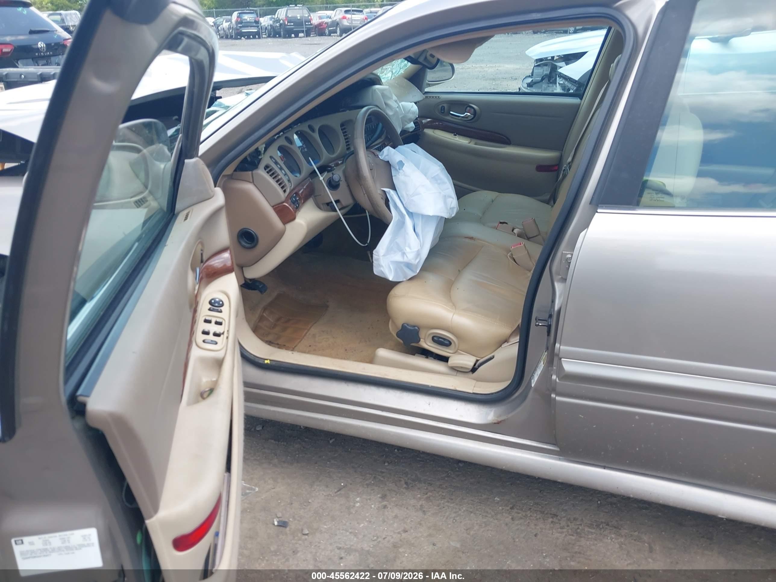 2004 Buick Lesabre Custom Gold vin: 1G4HP52K544135477