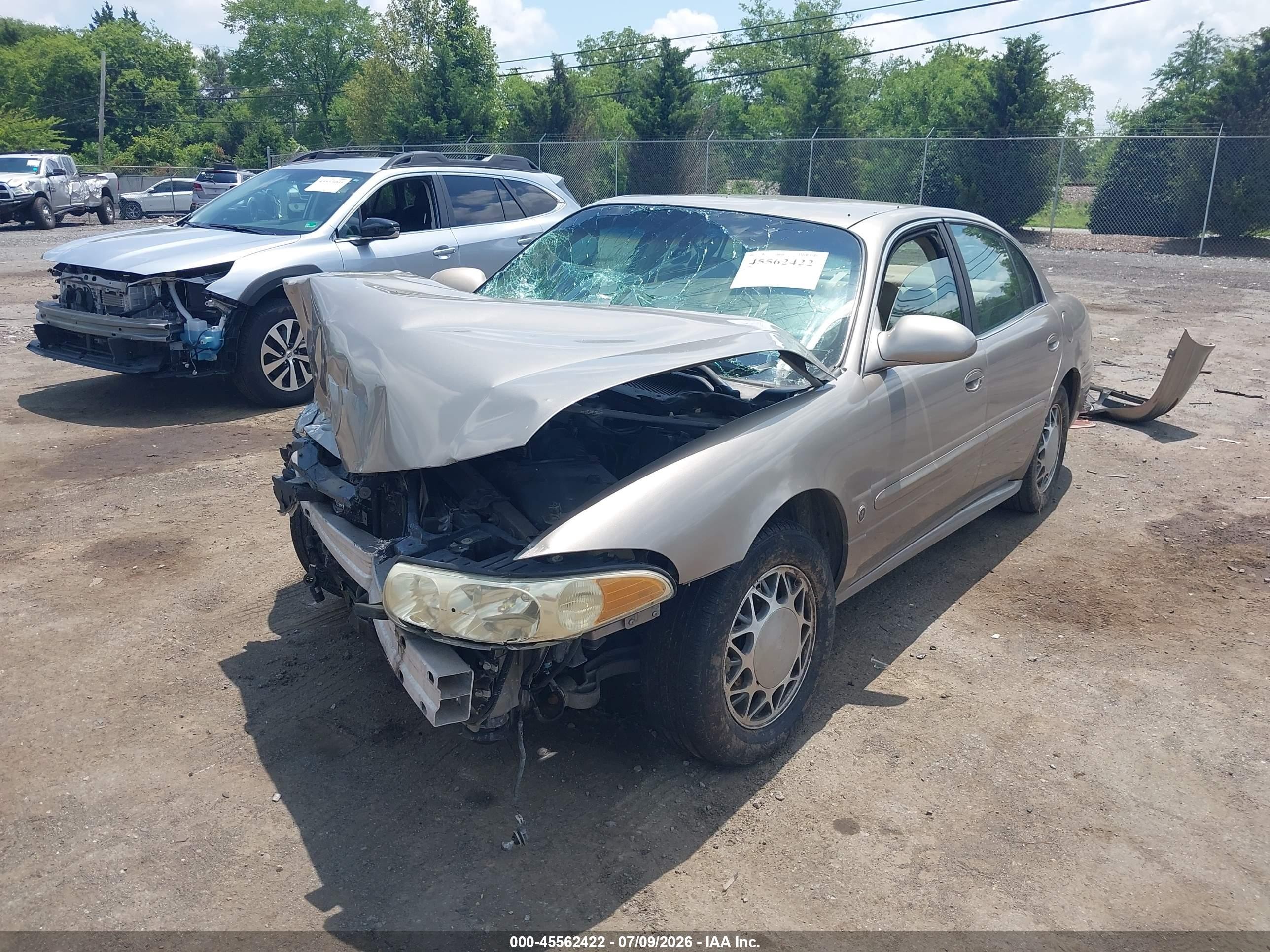 2004 Buick Lesabre Custom Gold vin: 1G4HP52K544135477