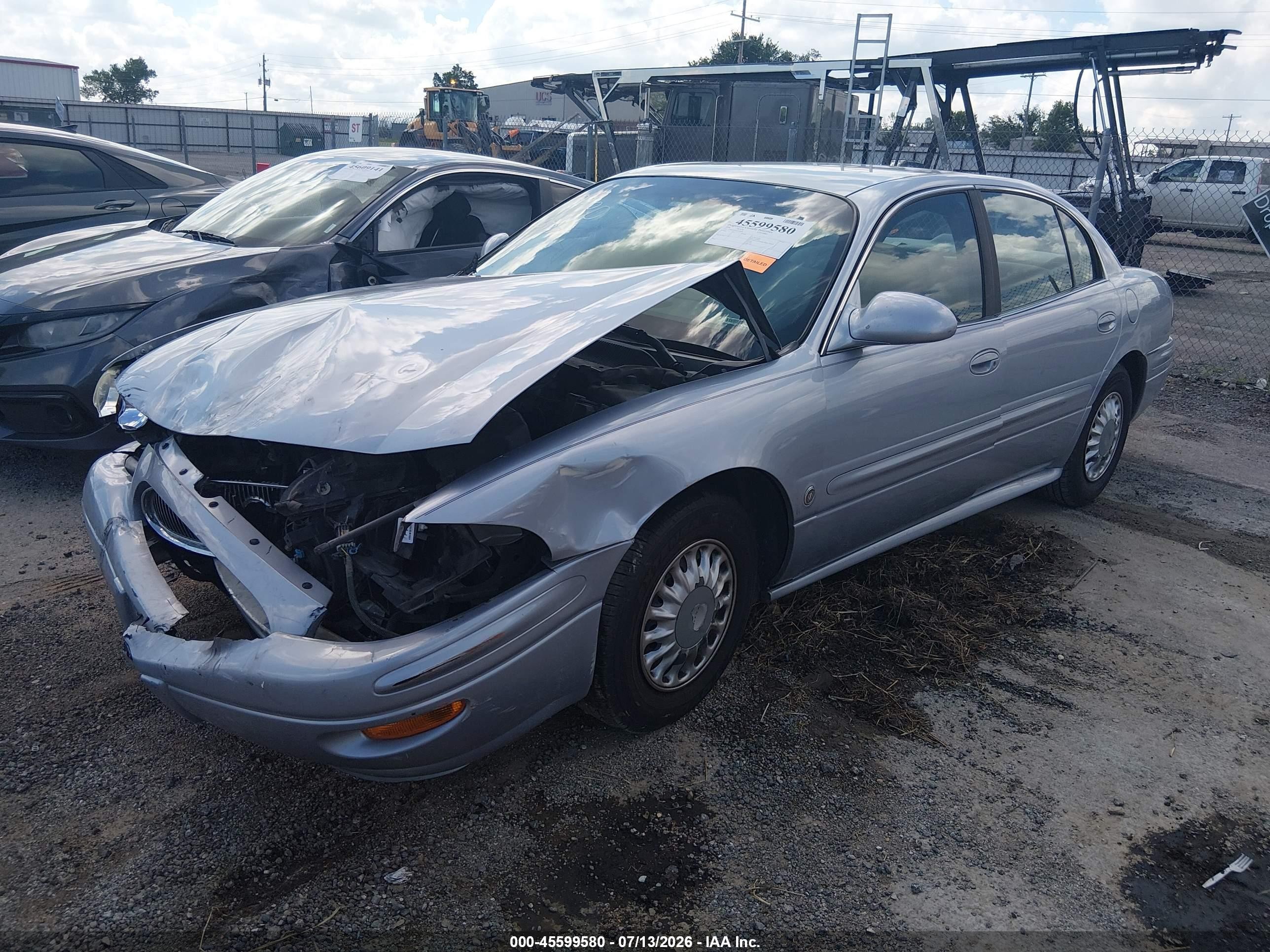 2004 Buick Lesabre Custom Silver vin: 1G4HP52K54U199650