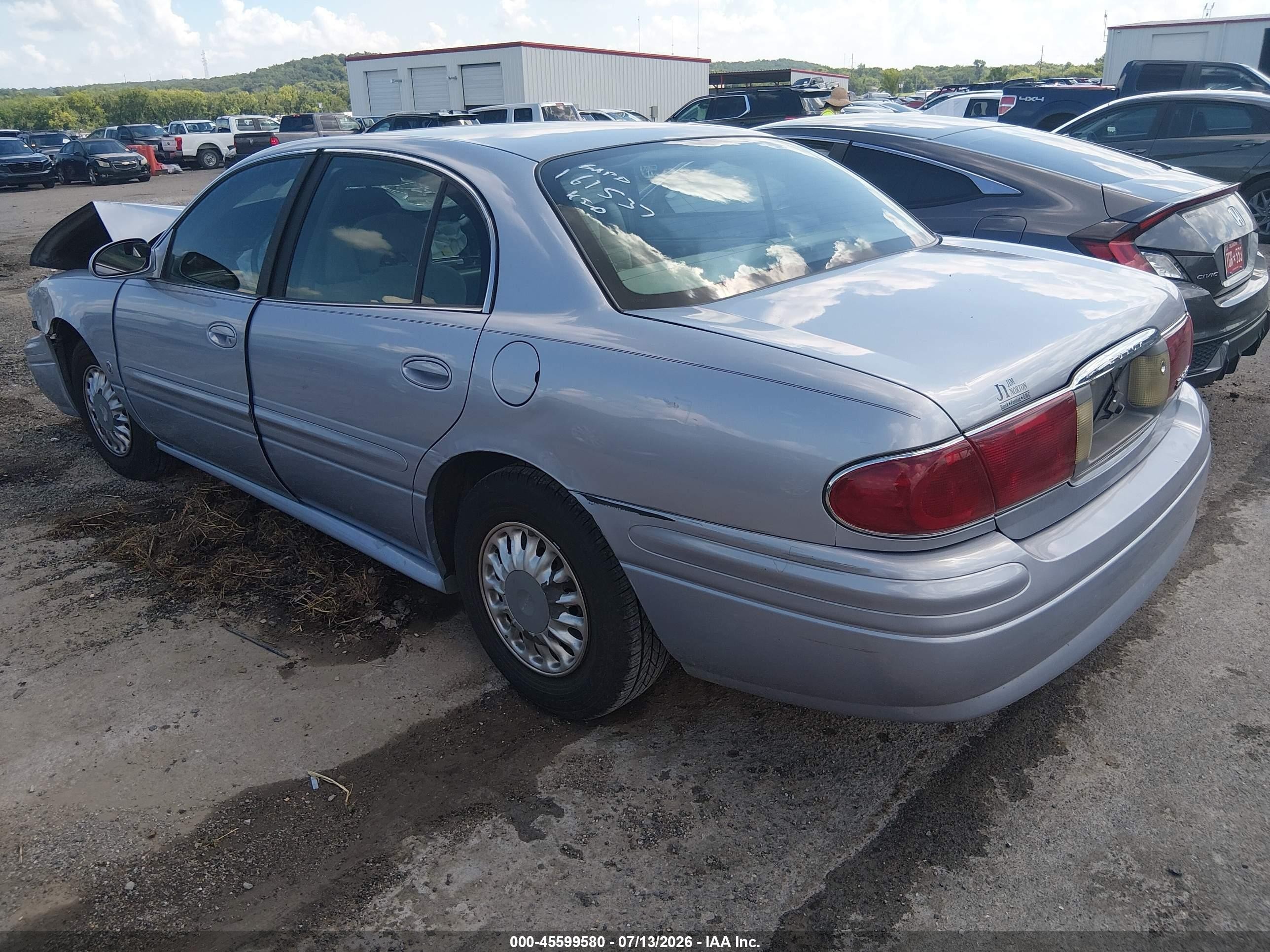 2004 Buick Lesabre Custom Silver vin: 1G4HP52K54U199650