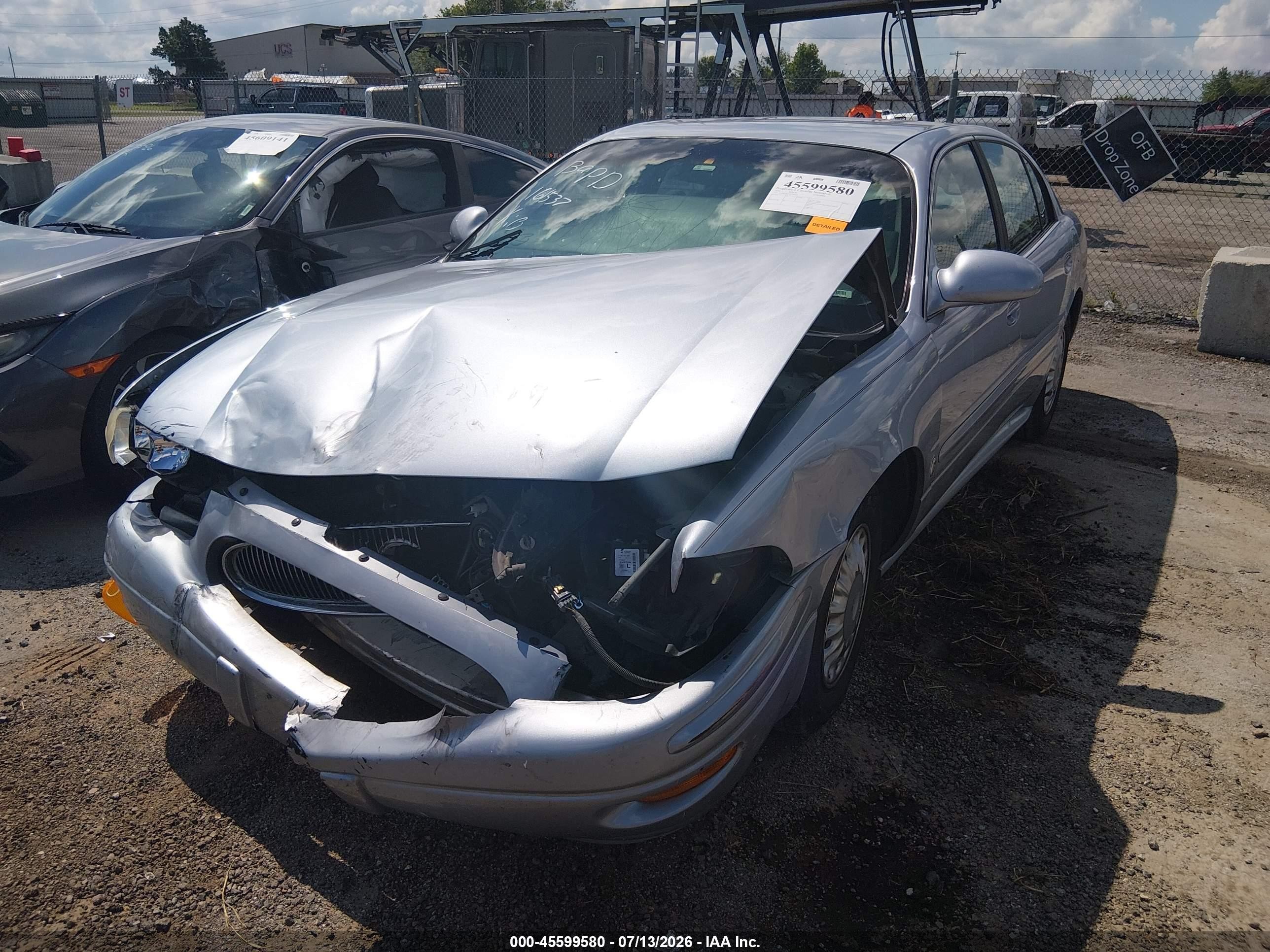 2004 Buick Lesabre Custom Silver vin: 1G4HP52K54U199650