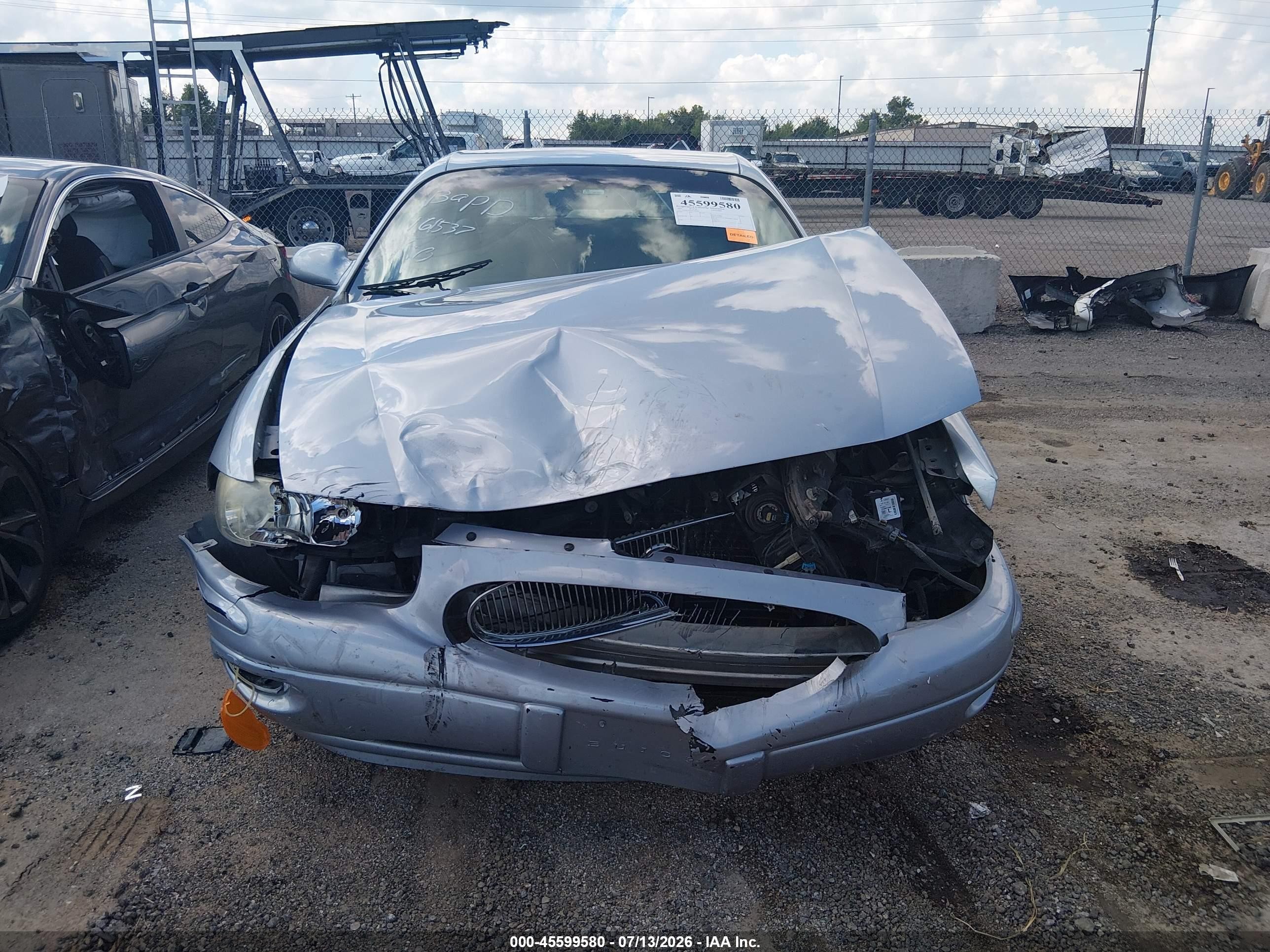 2004 Buick Lesabre Custom Silver vin: 1G4HP52K54U199650