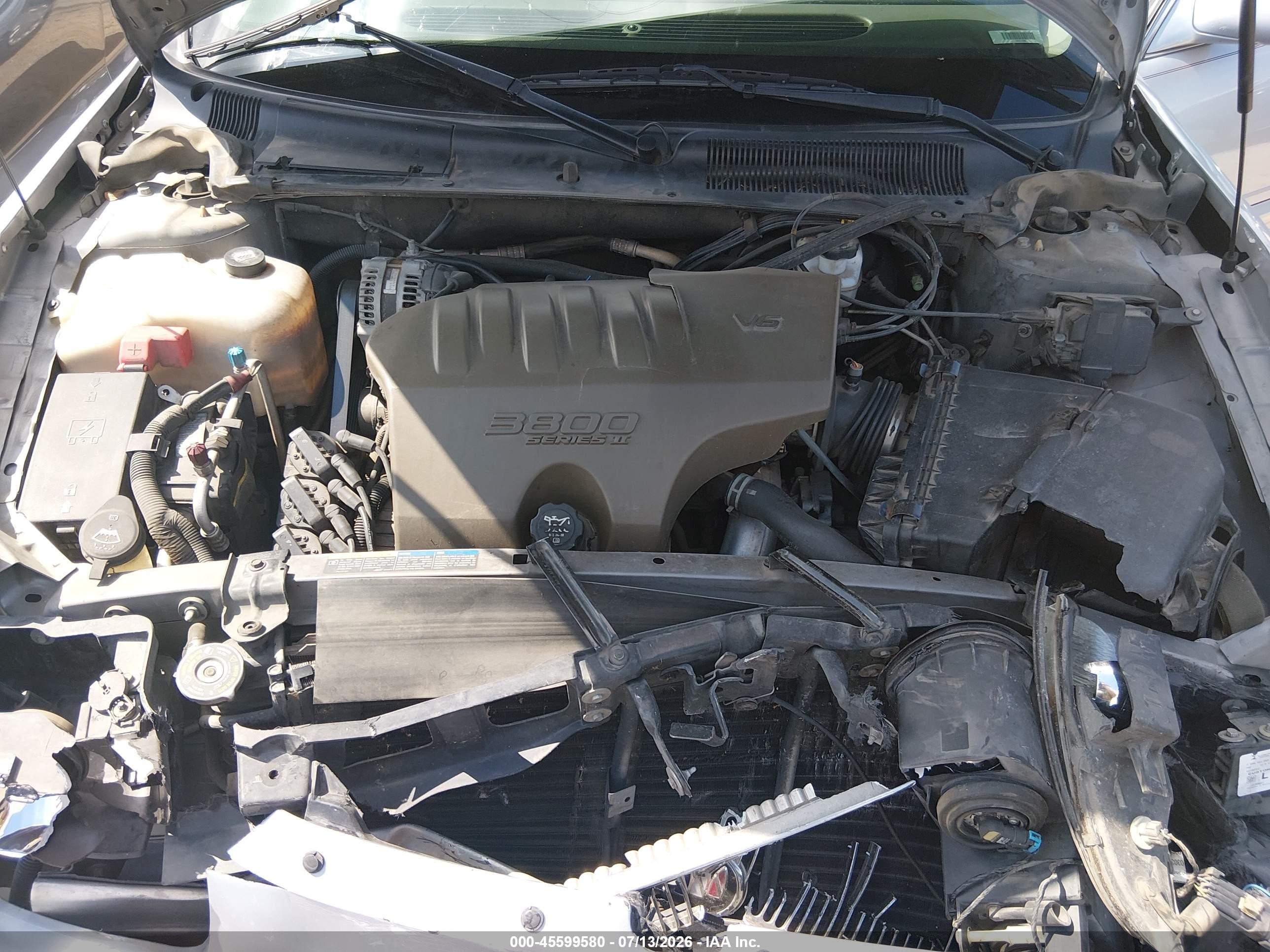 2004 Buick Lesabre Custom Silver vin: 1G4HP52K54U199650