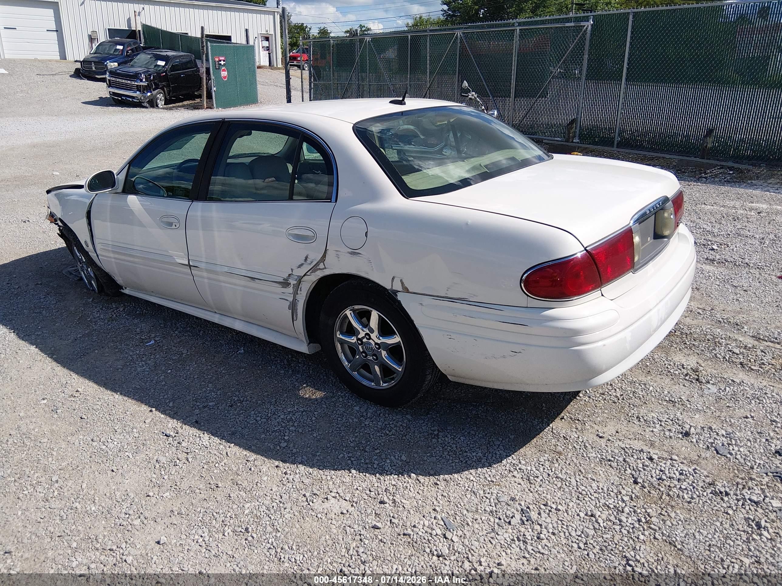 2005 Buick Lesabre Custom White vin: 1G4HP52K55U203858