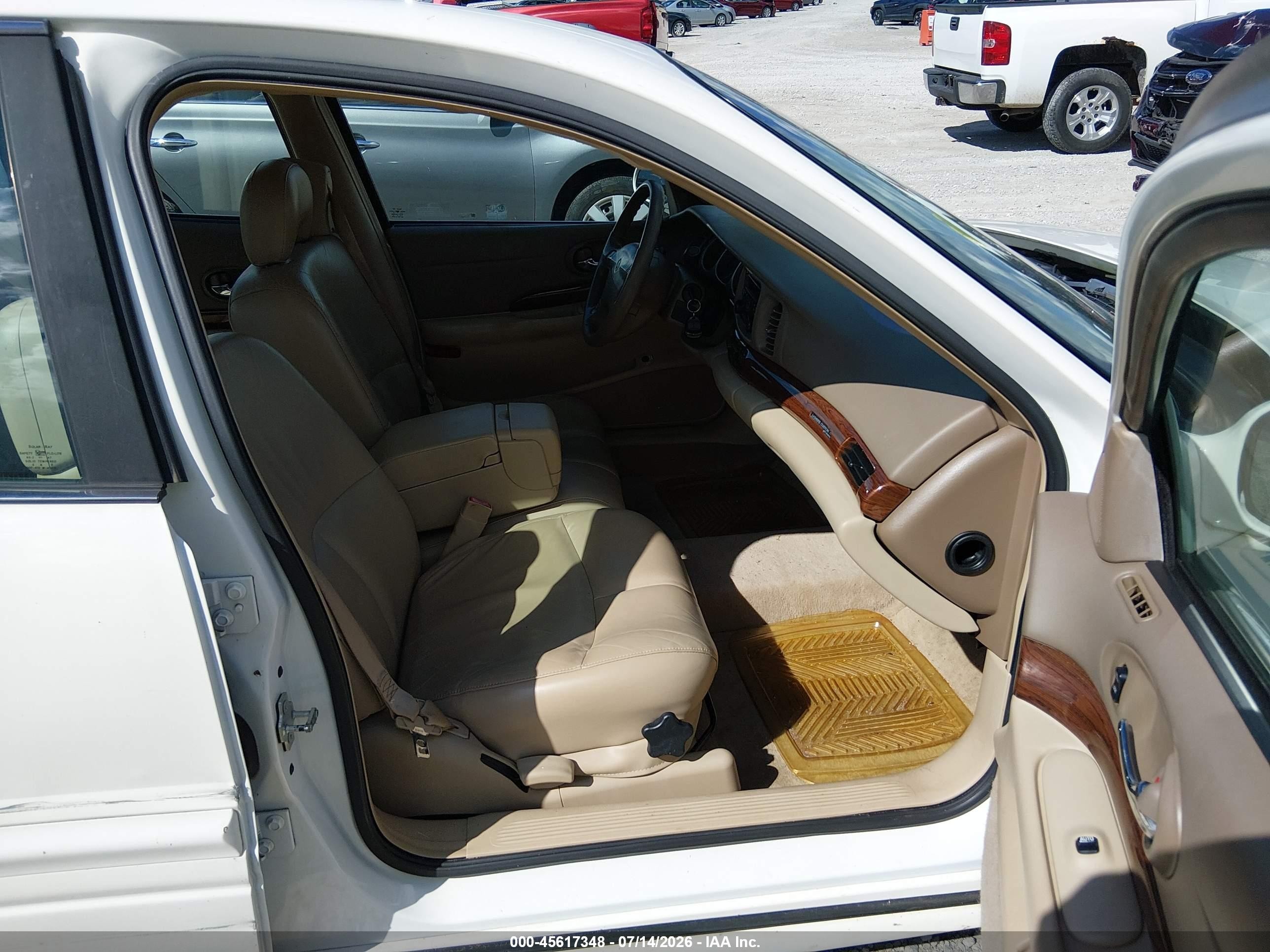 2005 Buick Lesabre Custom White vin: 1G4HP52K55U203858