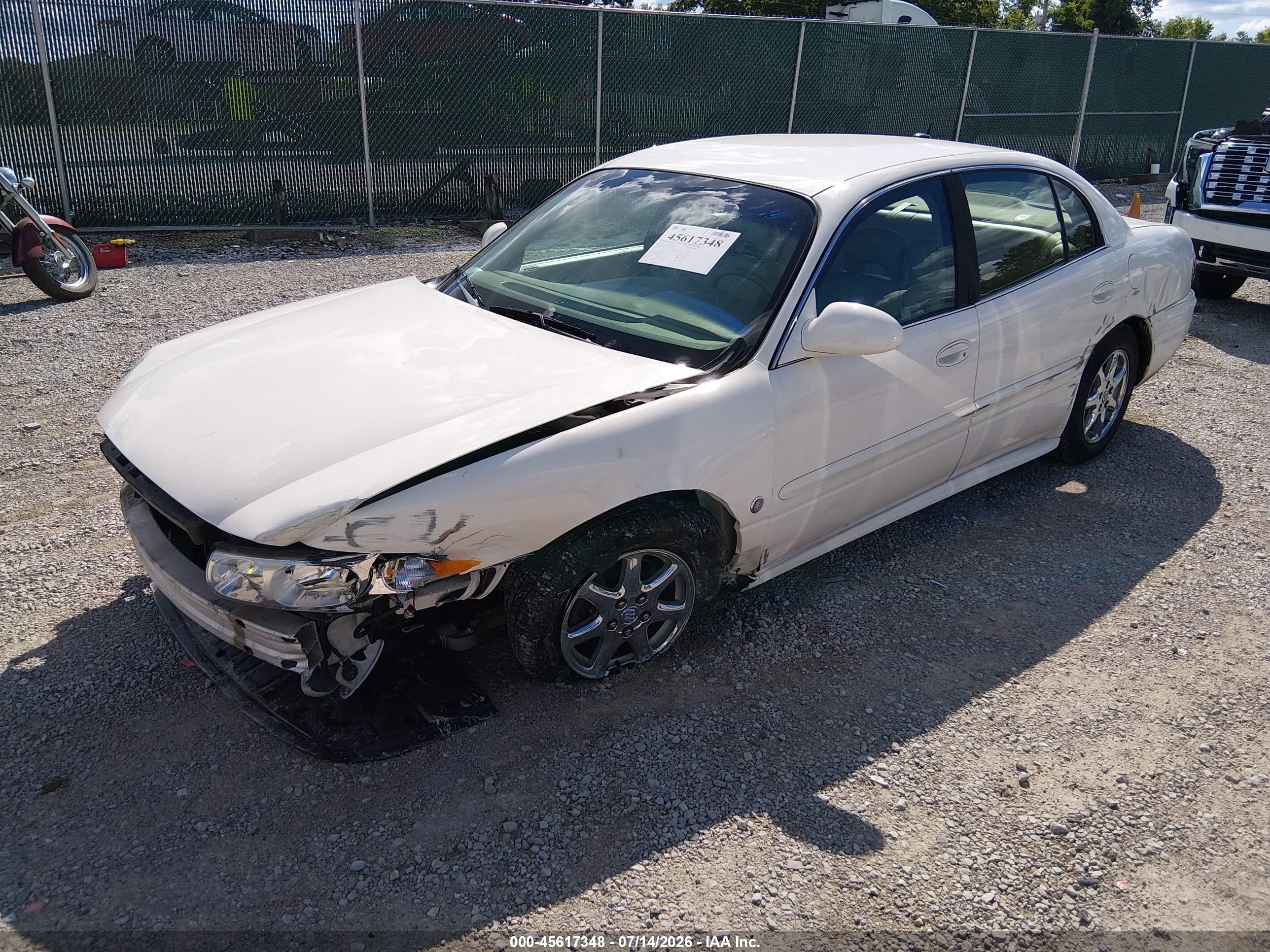 2005 Buick Lesabre Custom White vin: 1G4HP52K55U203858