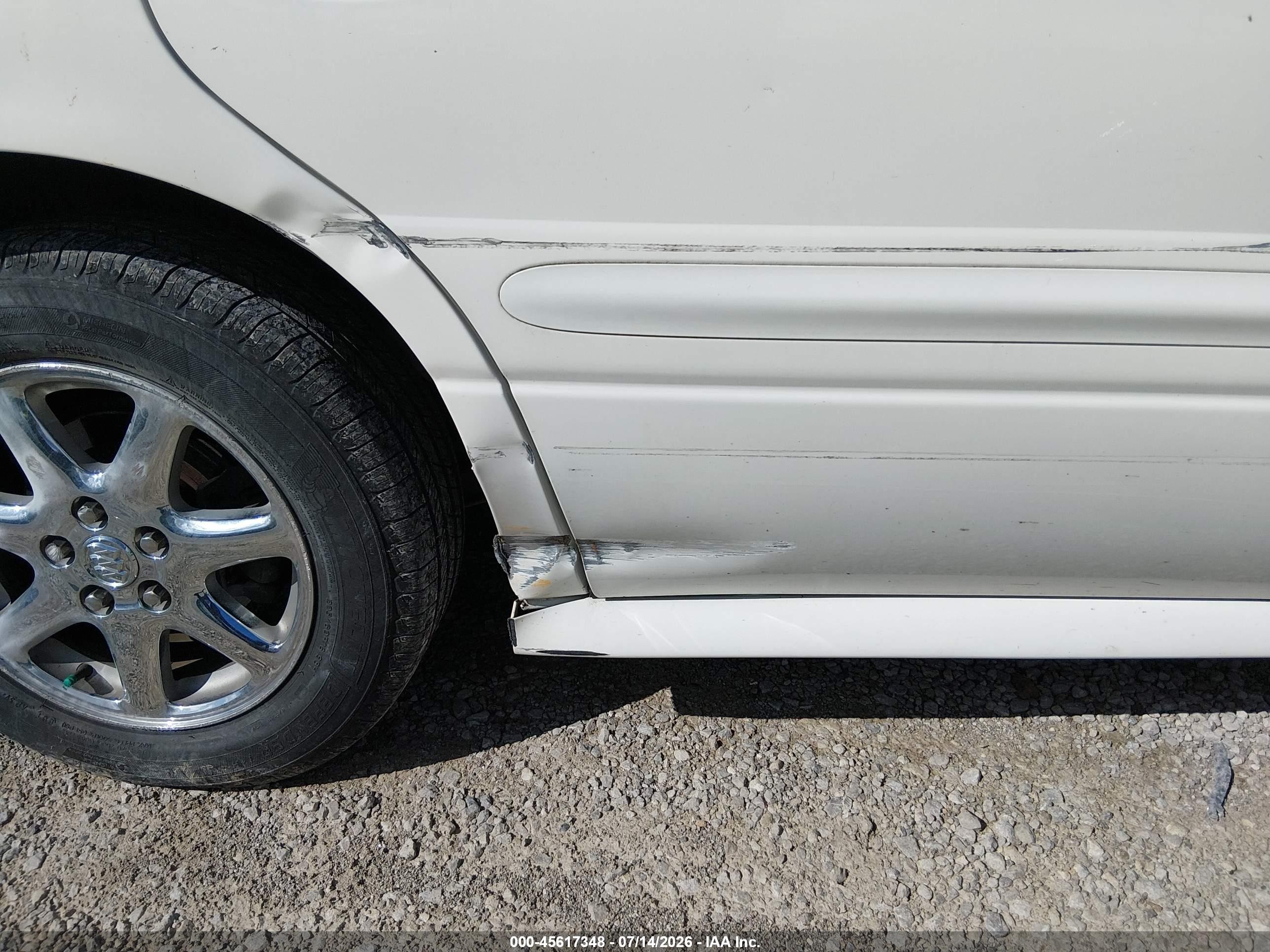 2005 Buick Lesabre Custom White vin: 1G4HP52K55U203858