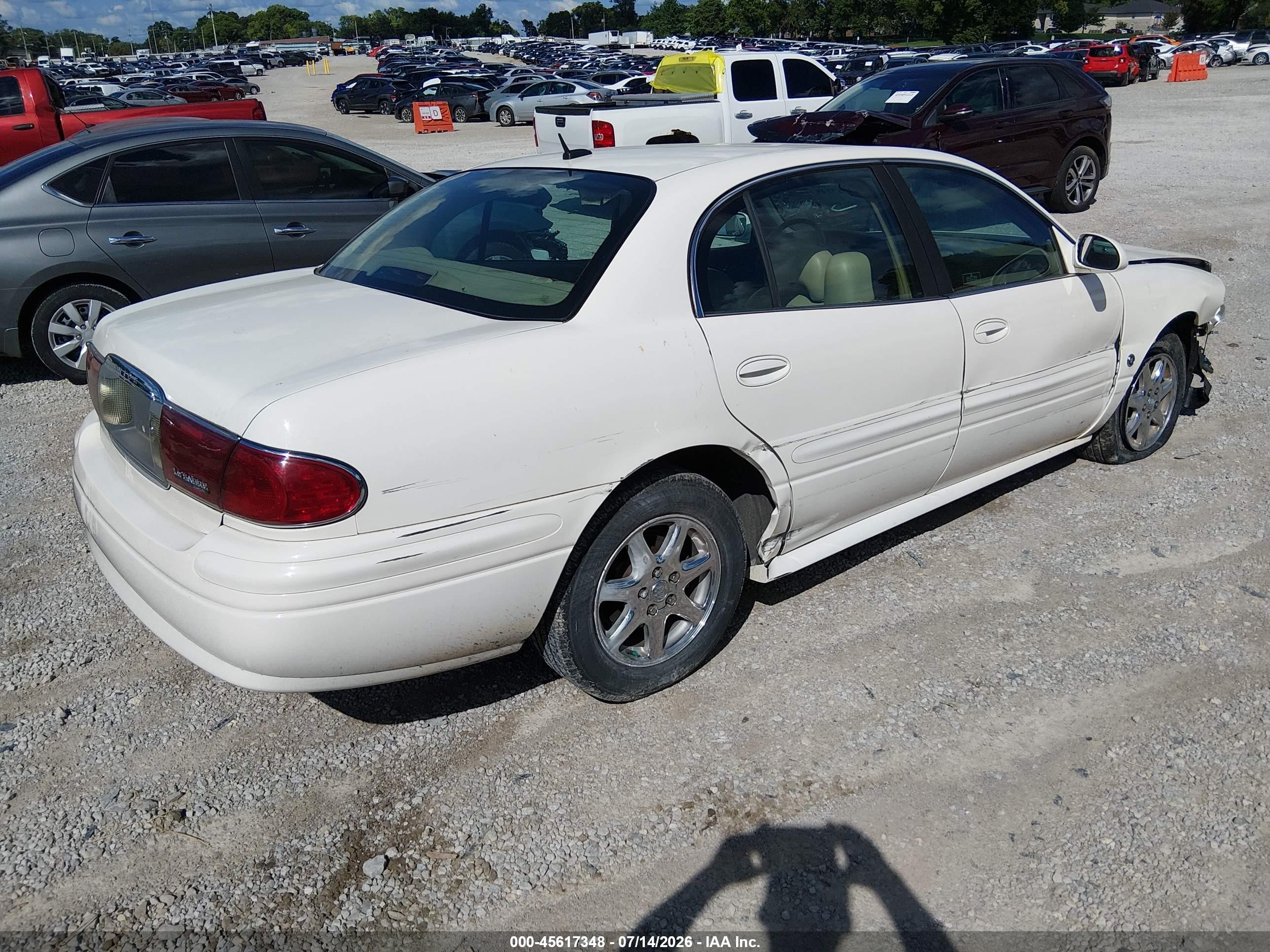 2005 Buick Lesabre Custom White vin: 1G4HP52K55U203858