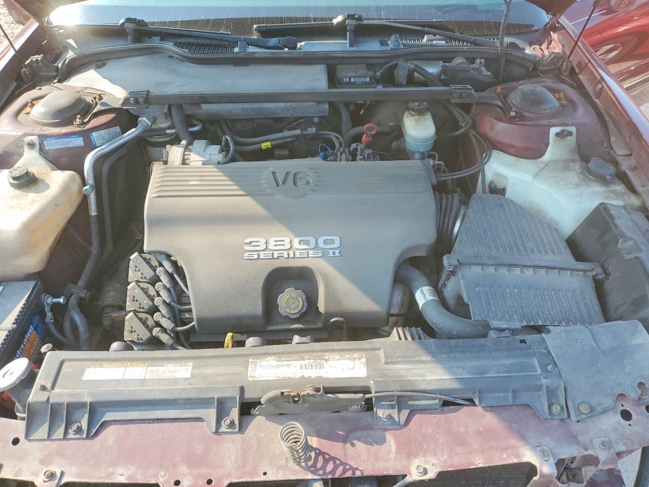 1998 Buick Lesabre Custom Maroon vin: 1G4HP52K5WH542419