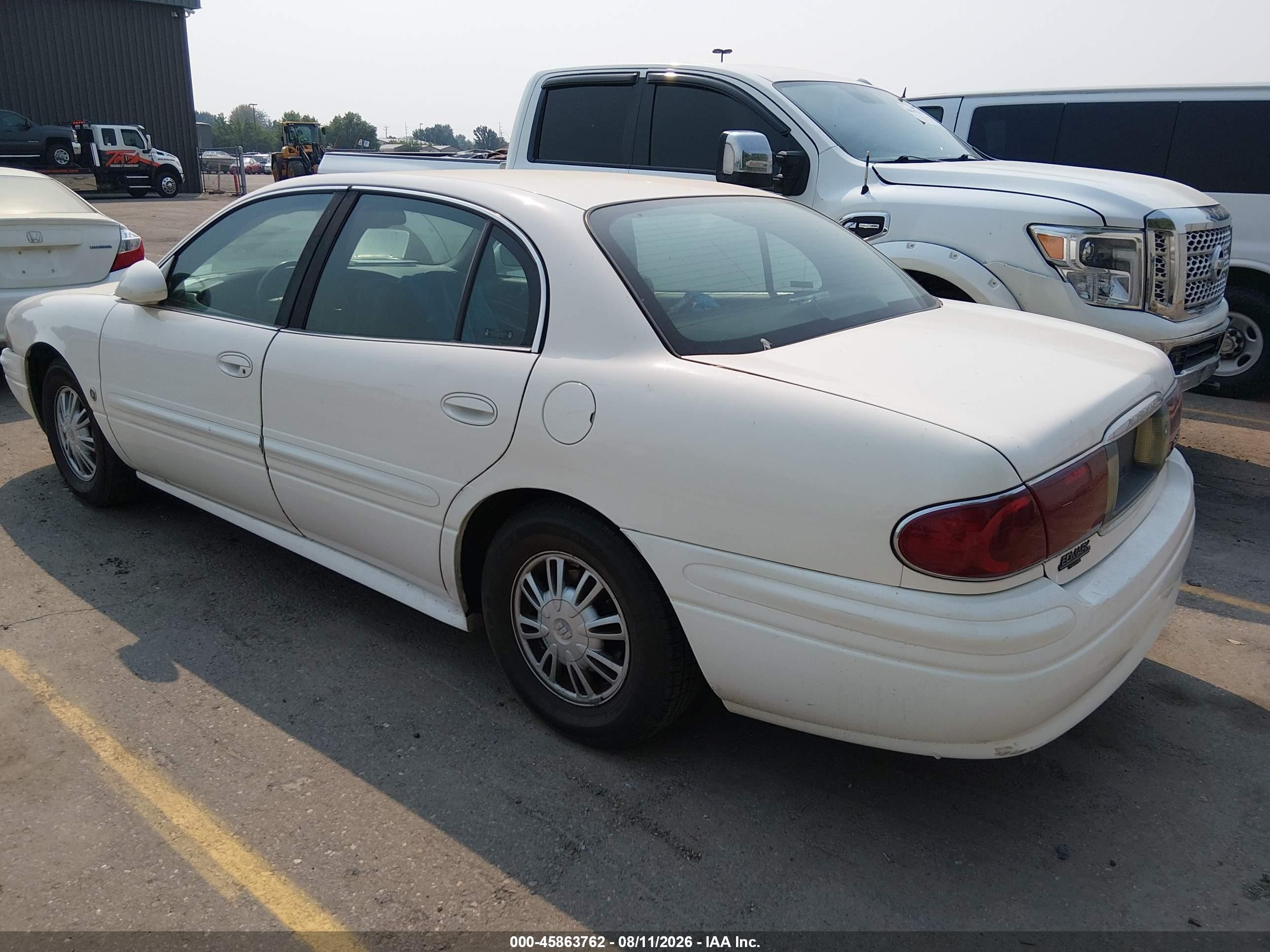 2003 Buick Lesabre Custom White vin: 1G4HP52K63U100199