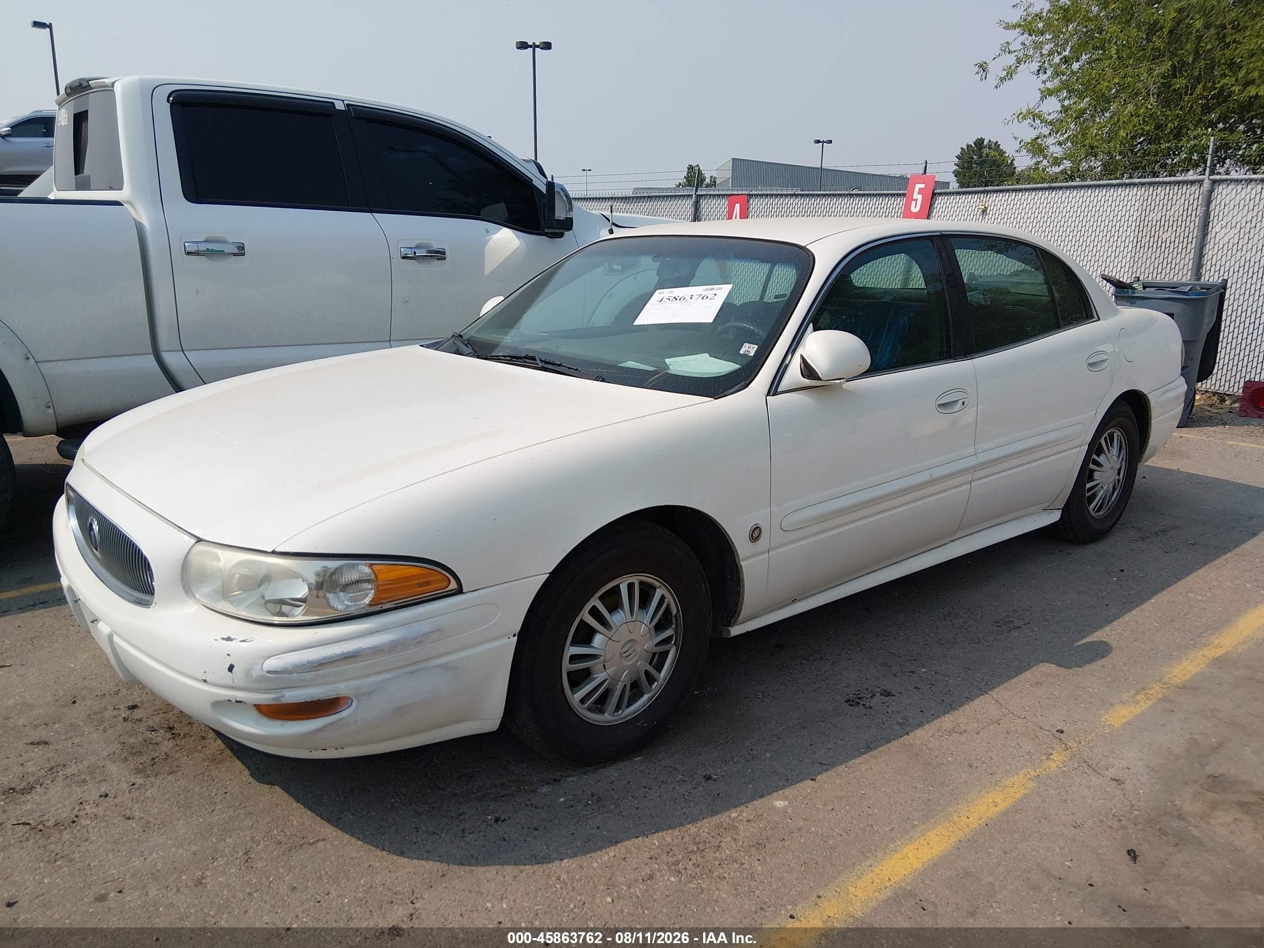 2003 Buick Lesabre Custom White vin: 1G4HP52K63U100199