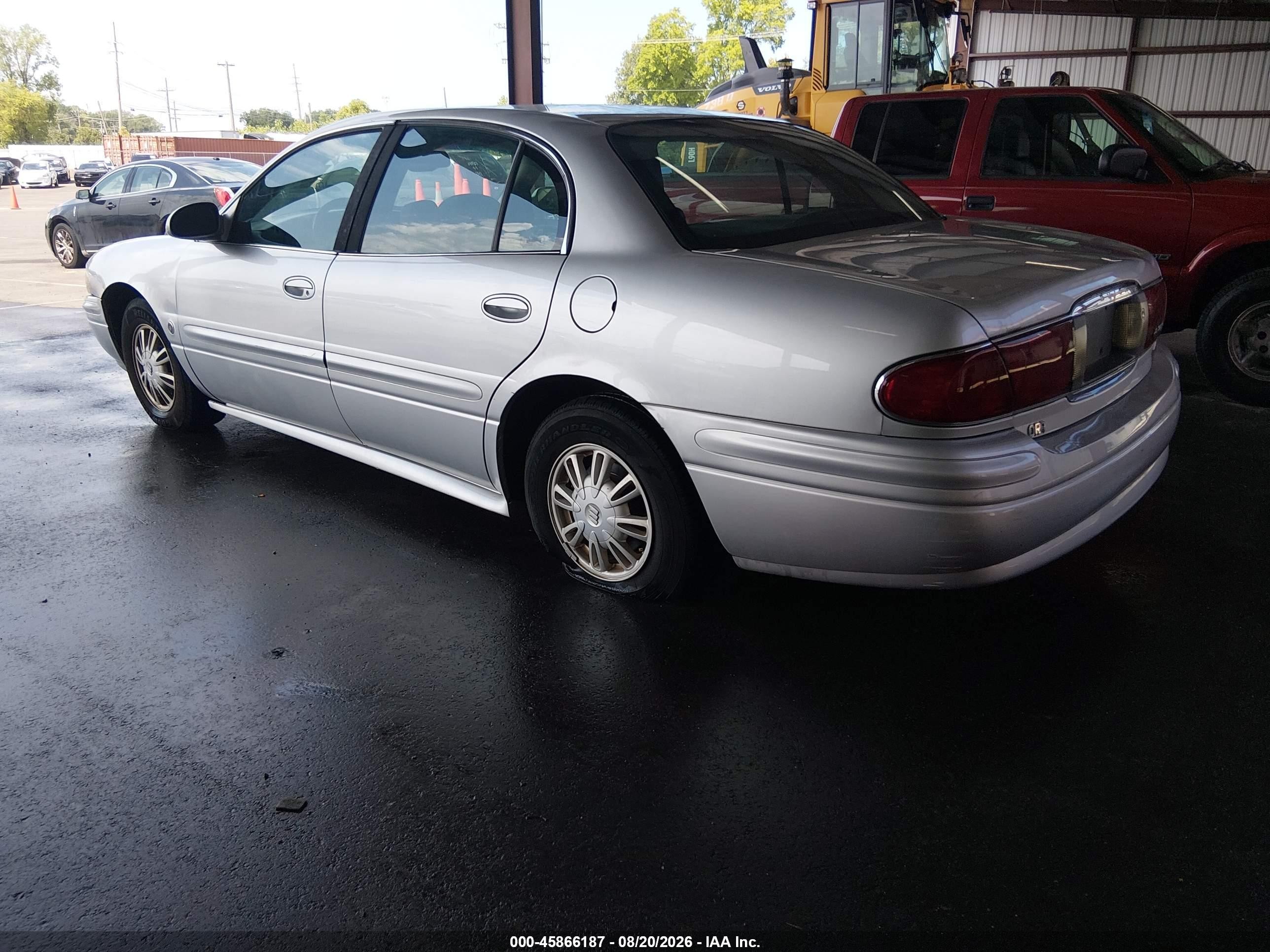 2003 Buick Lesabre Custom Silver vin: 1G4HP52K63U111459