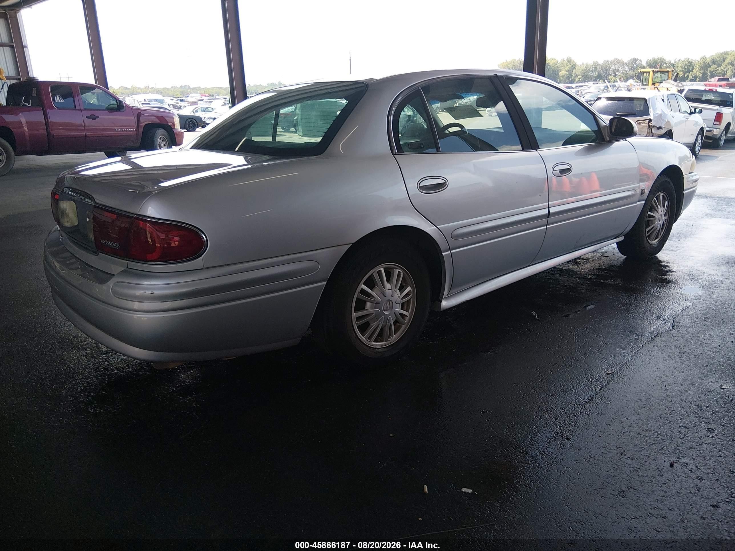 2003 Buick Lesabre Custom Silver vin: 1G4HP52K63U111459