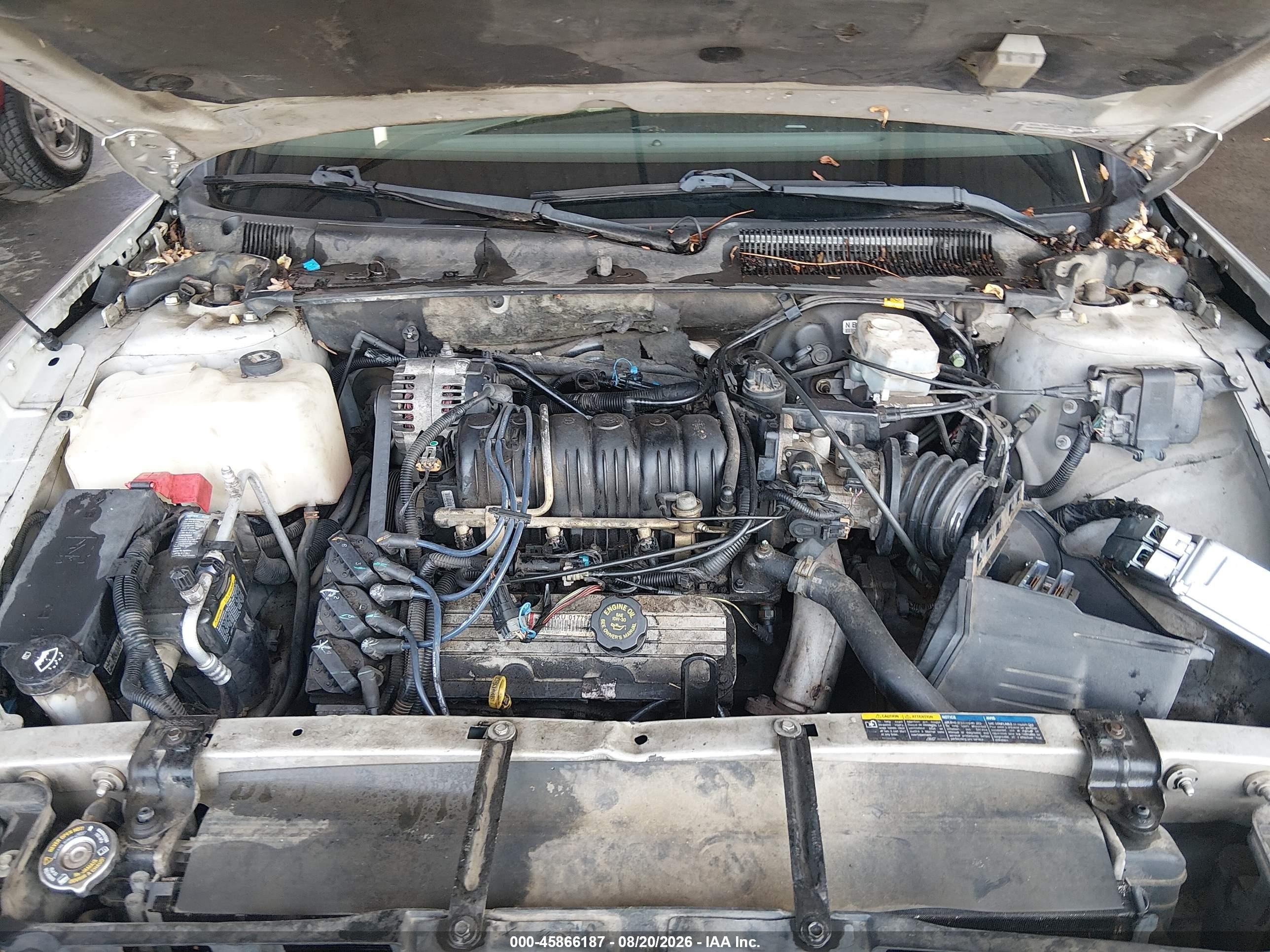 2003 Buick Lesabre Custom Silver vin: 1G4HP52K63U111459