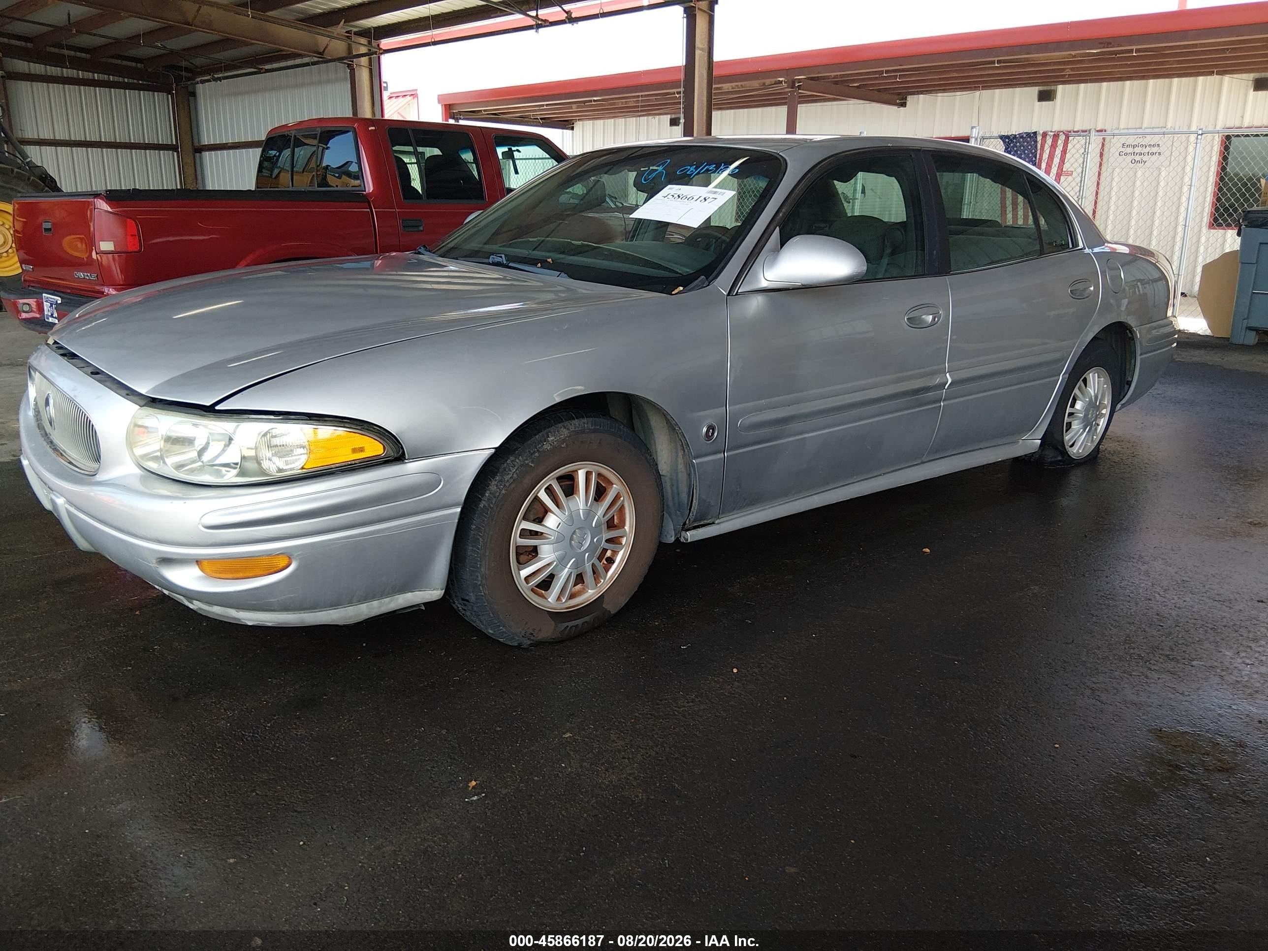 2003 Buick Lesabre Custom Silver vin: 1G4HP52K63U111459