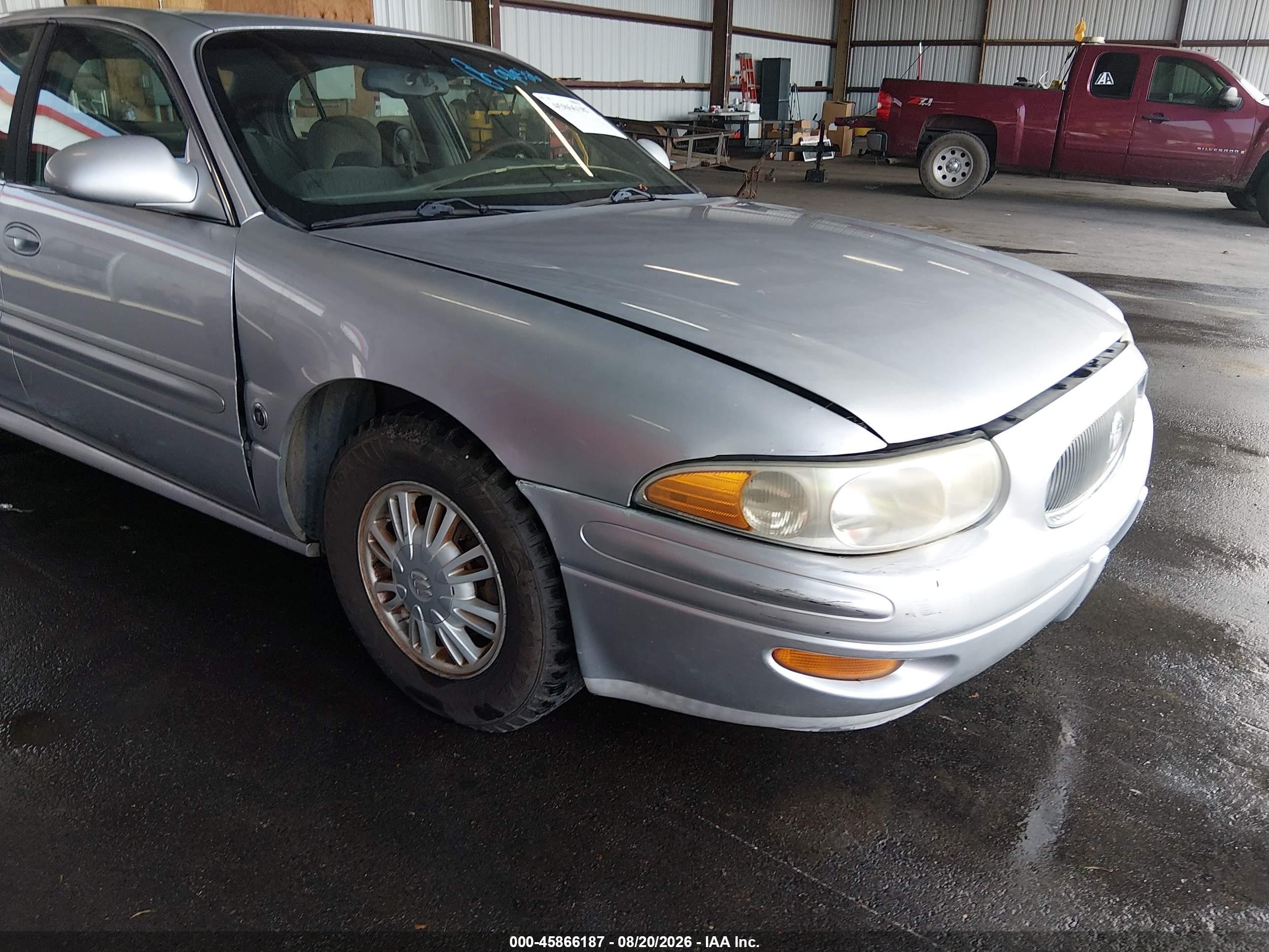 2003 Buick Lesabre Custom Silver vin: 1G4HP52K63U111459