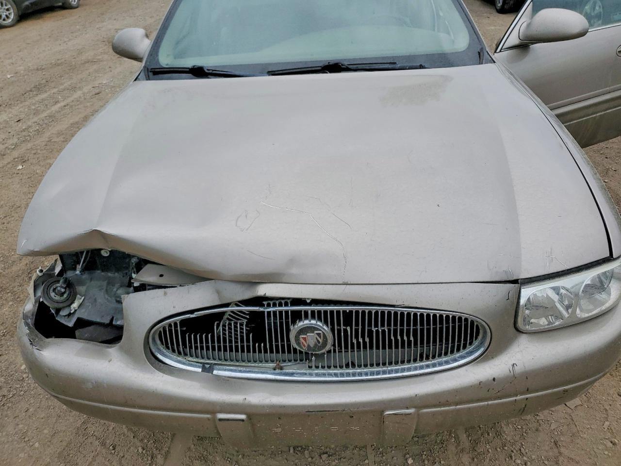 2004 Buick Lesabre Custom Silver vin: 1G4HP52K644152157